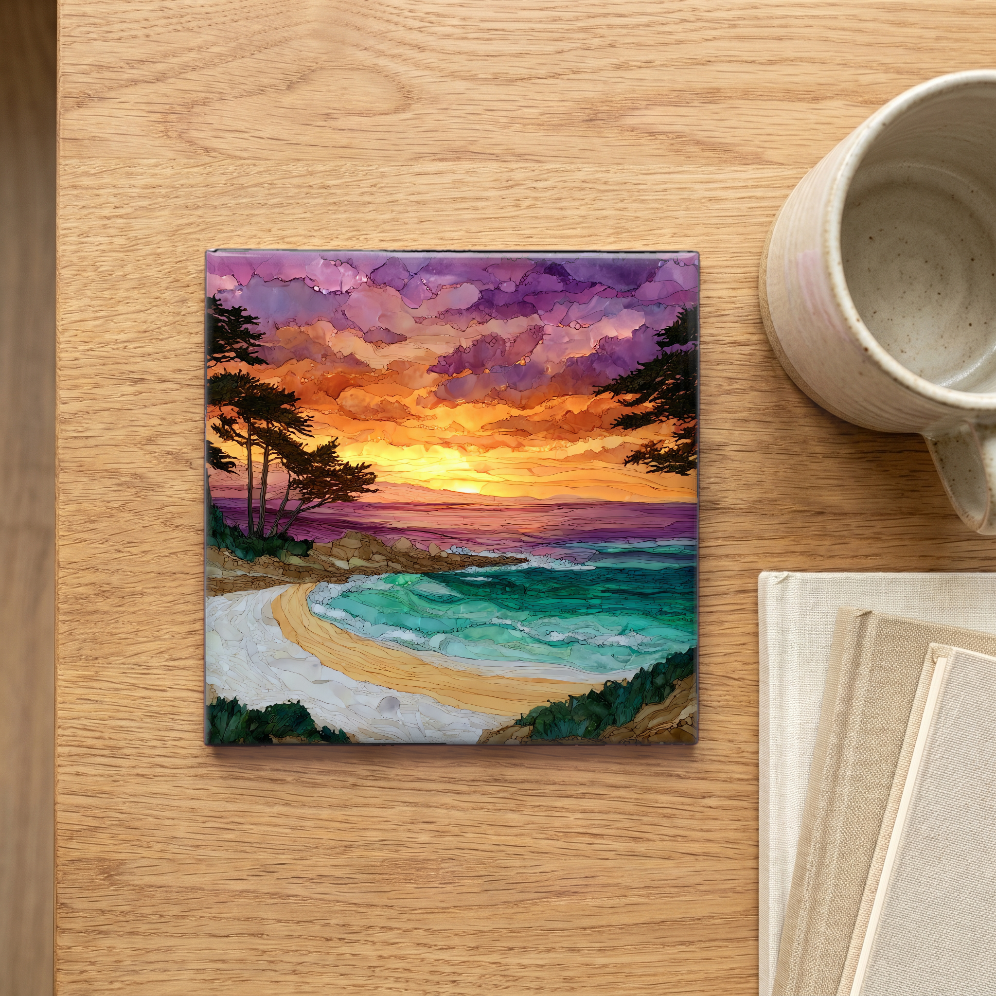 Carmel Beach Sunset — scale