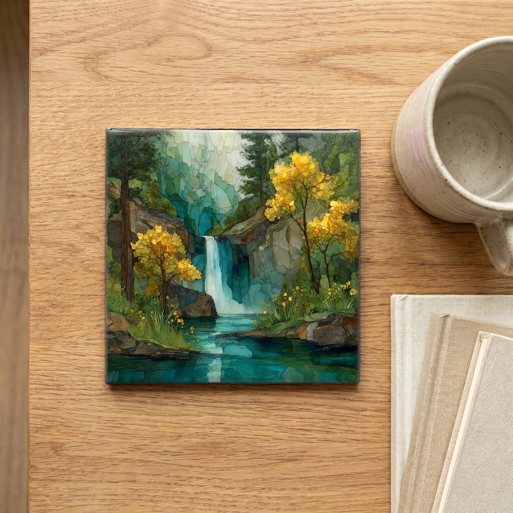 a Zion spring waterfall — scale