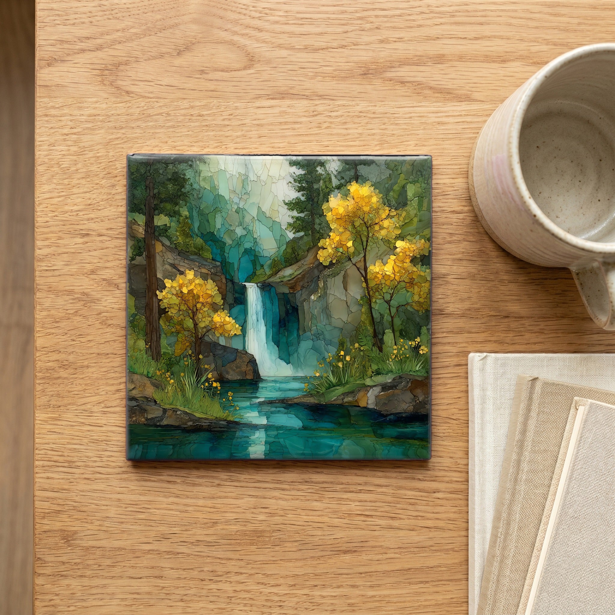 a Zion spring waterfall — scale