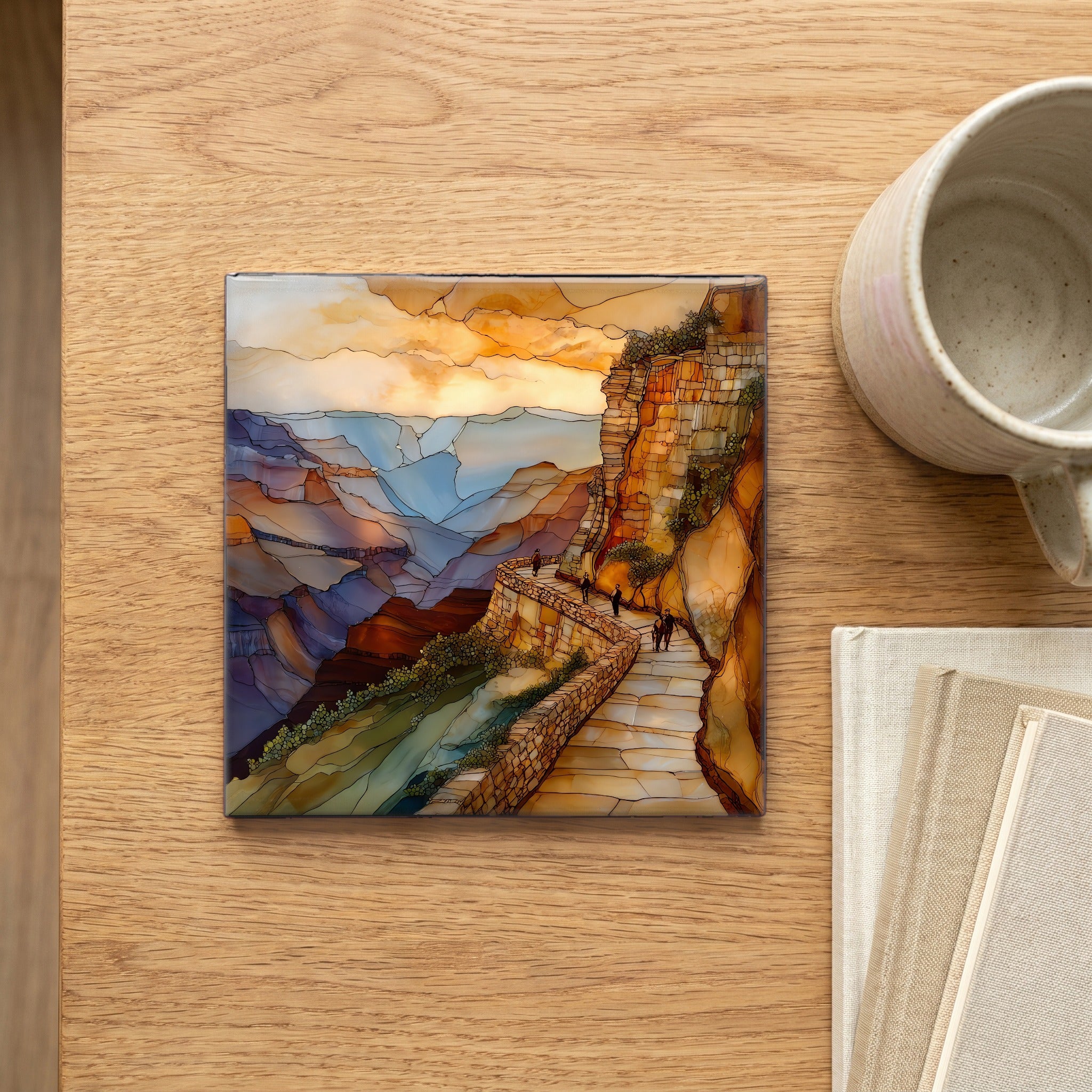 Bright Angel Trailhead Grand Canyon — scale