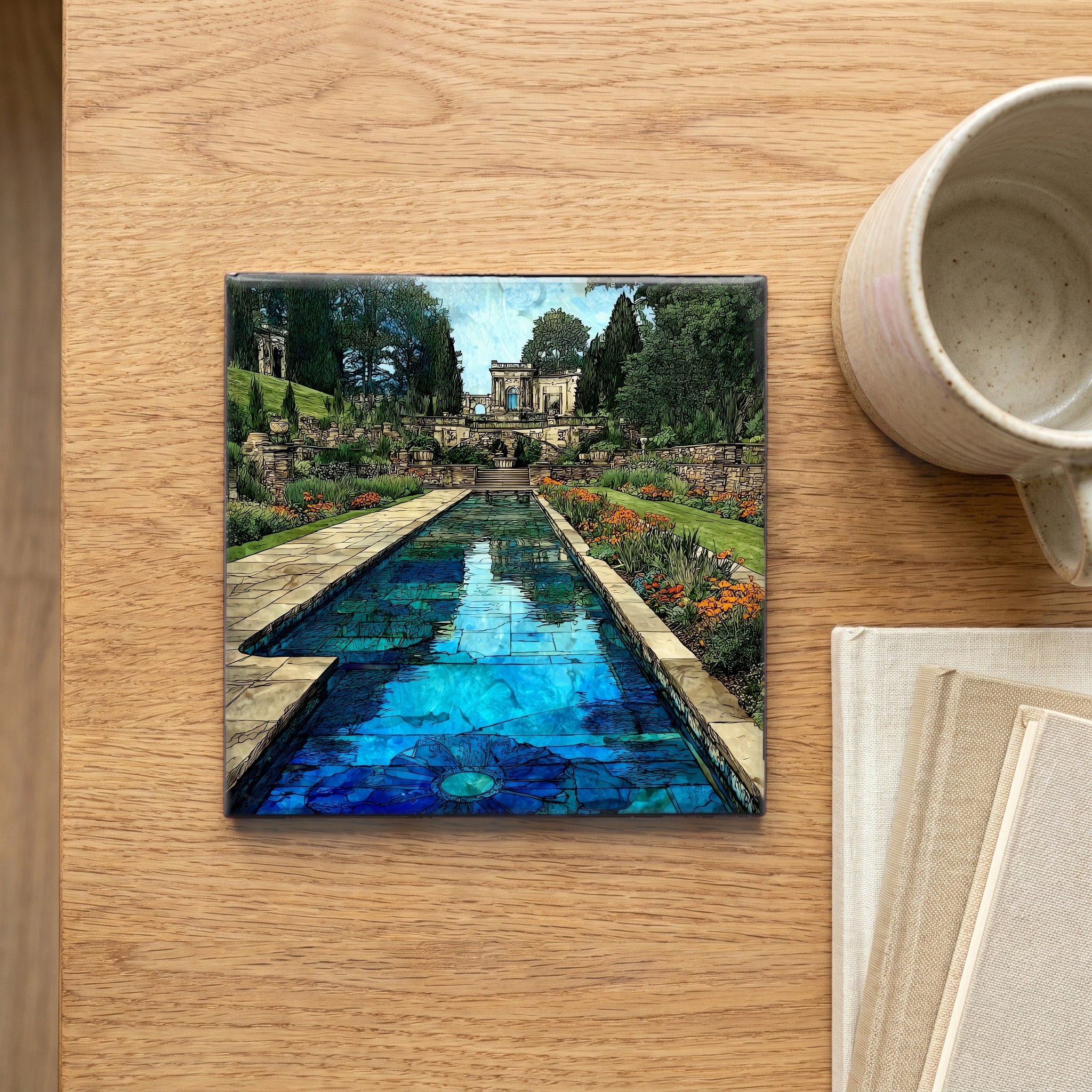 the Maymont Estate Italian Garden in — scale