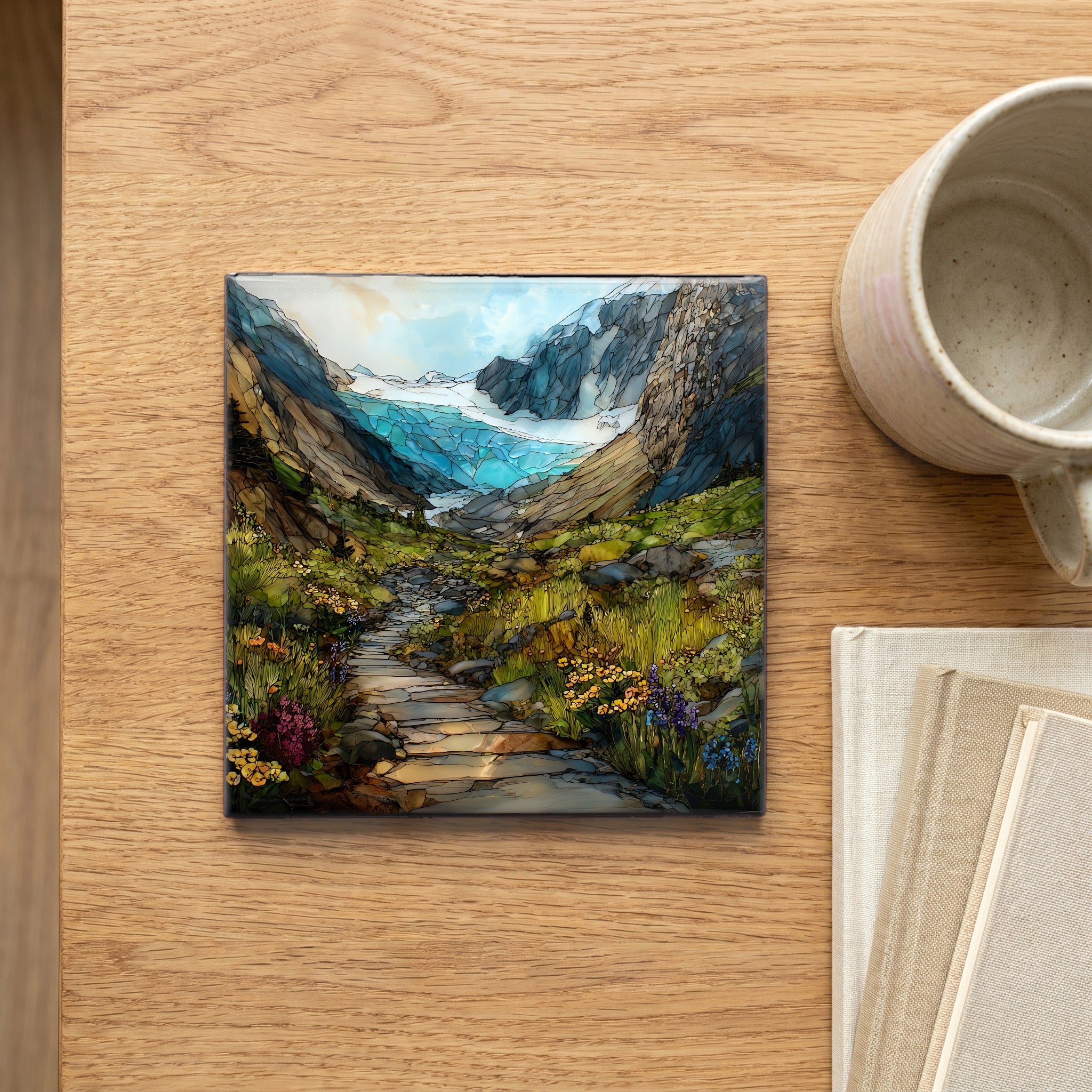 Byron Glacier trail — scale