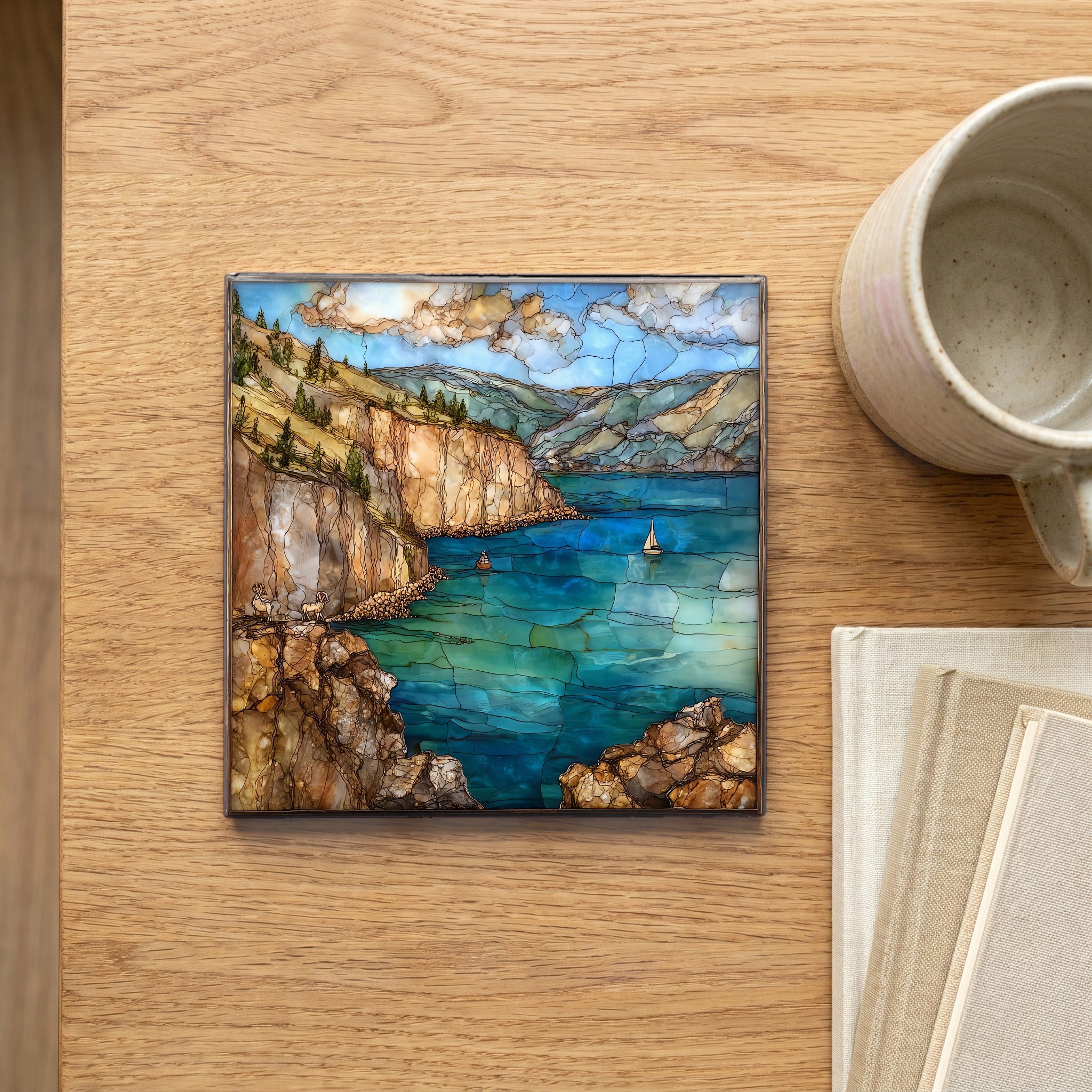 Holter Lake on the Missouri River — scale