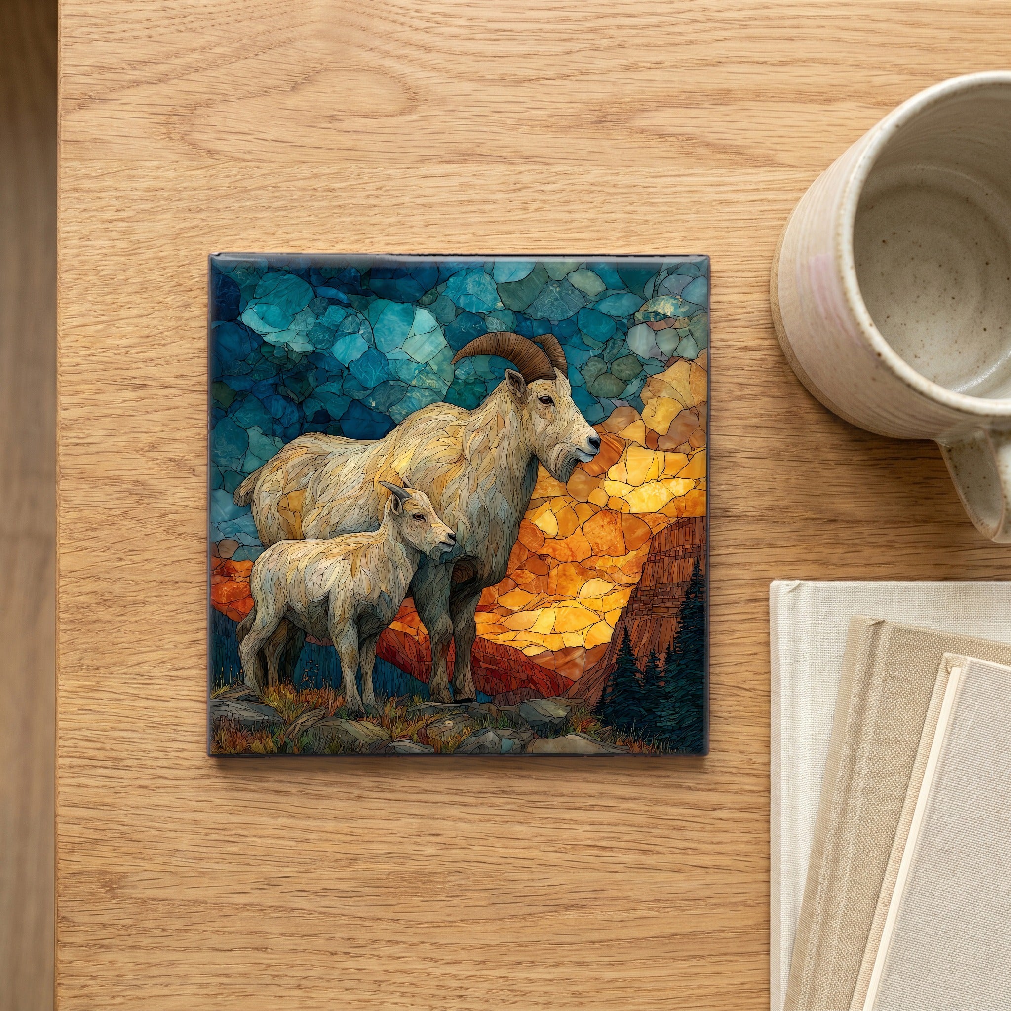 mountain goat — scale