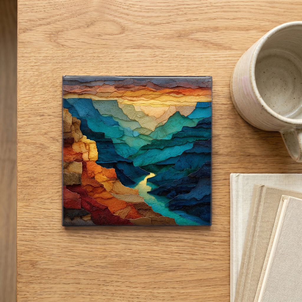 Grand Canyon Bright Angel Shale red — scale