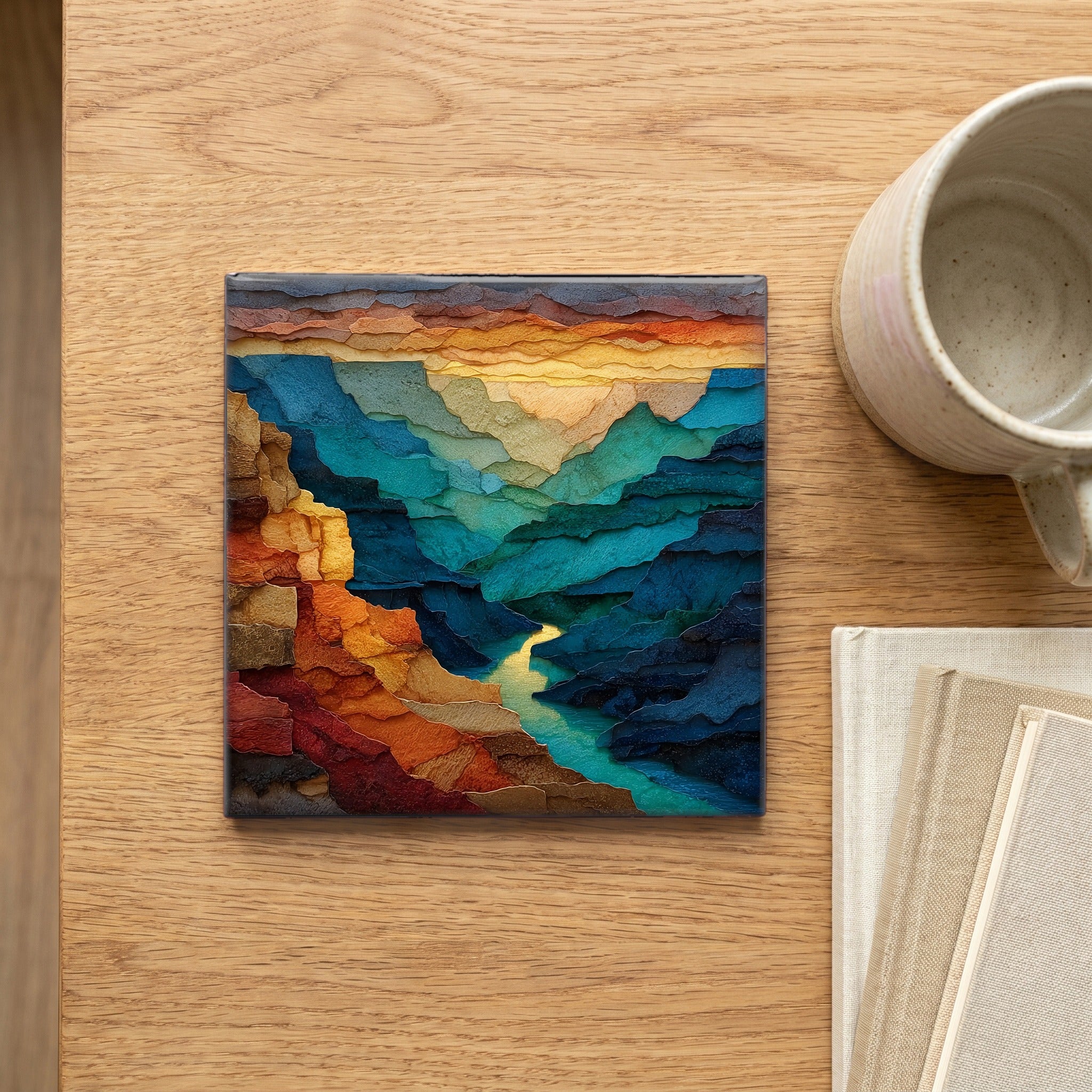 Grand Canyon Bright Angel Shale red — scale
