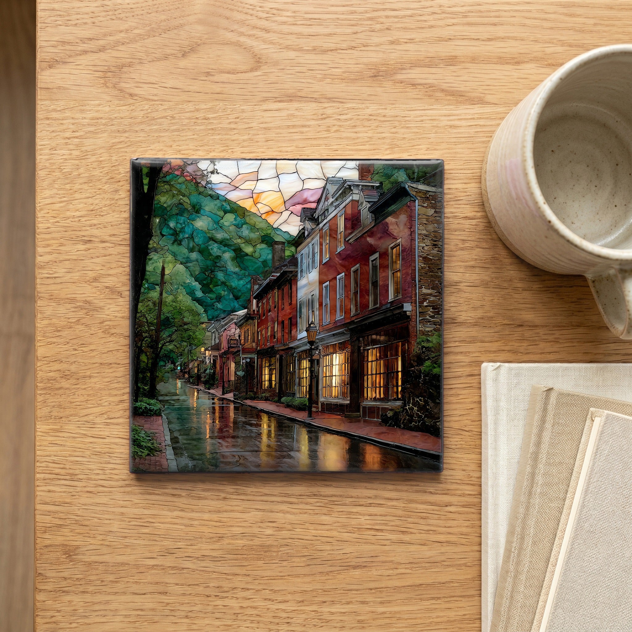 Damascus Appalachian Trail town — scale