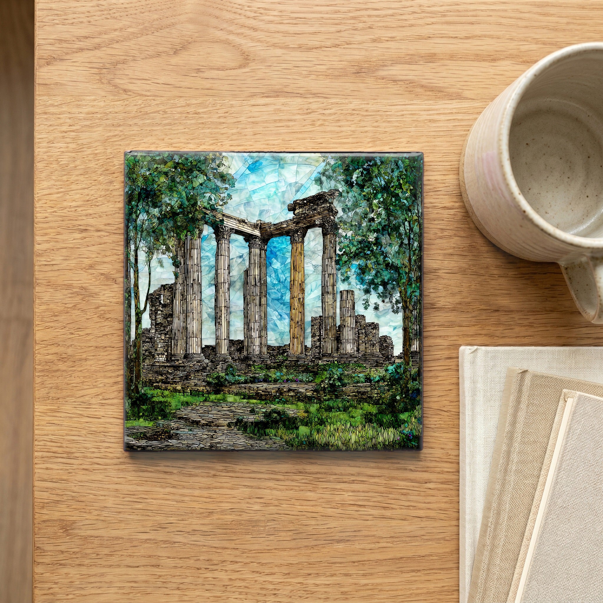 the Windsor Ruins near — scale