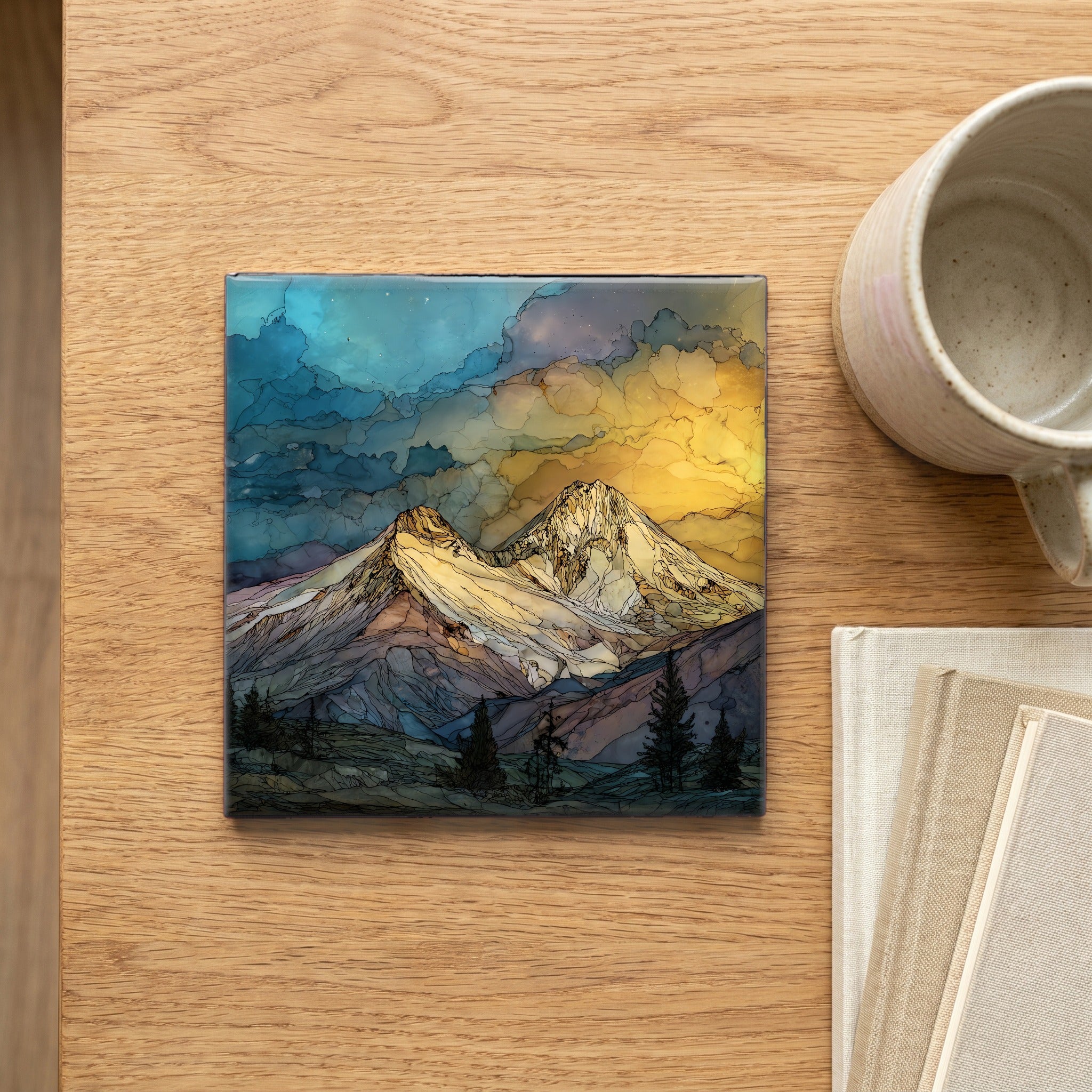 Middle Sister of the Three Sisters — scale