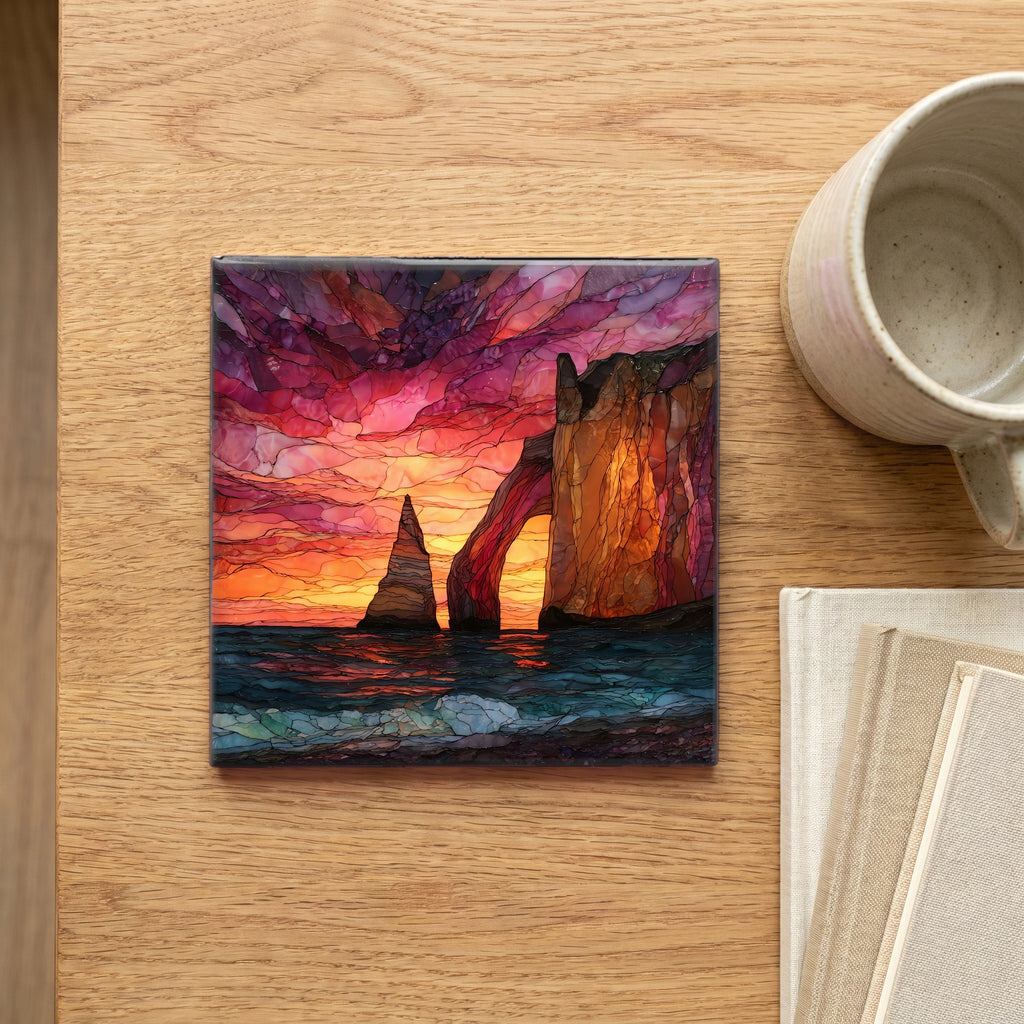 Aiguille d'Etretat — scale