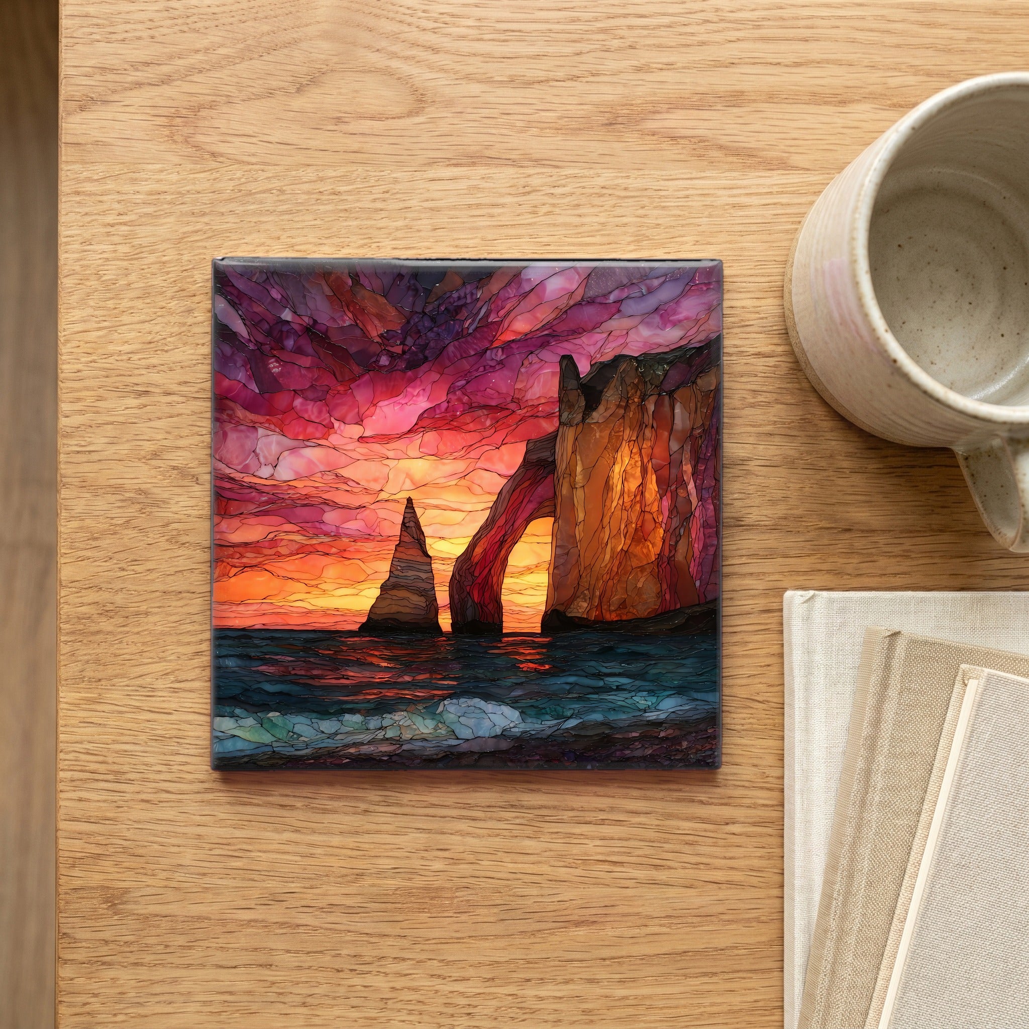 Aiguille d'Etretat — scale