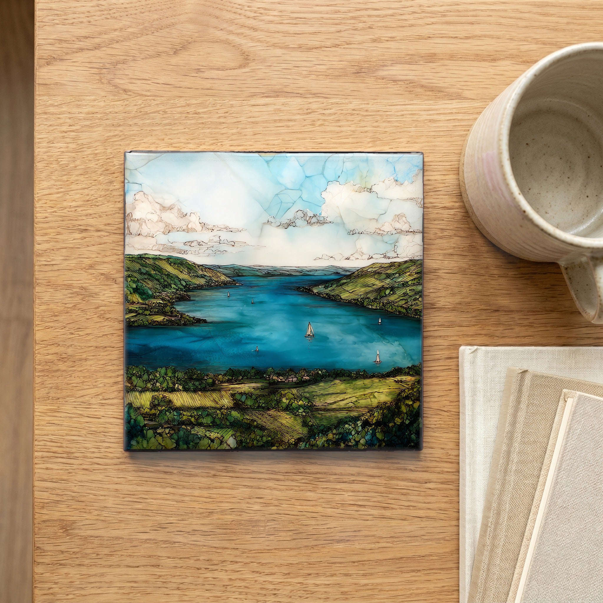 Cayuga Lake — scale