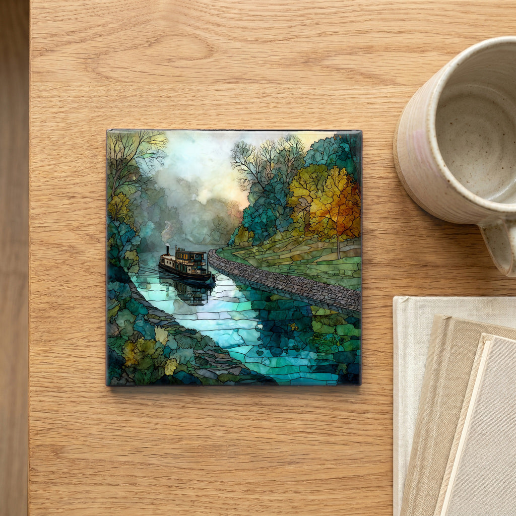 the Erie Canal Nine Mile Creek — scale