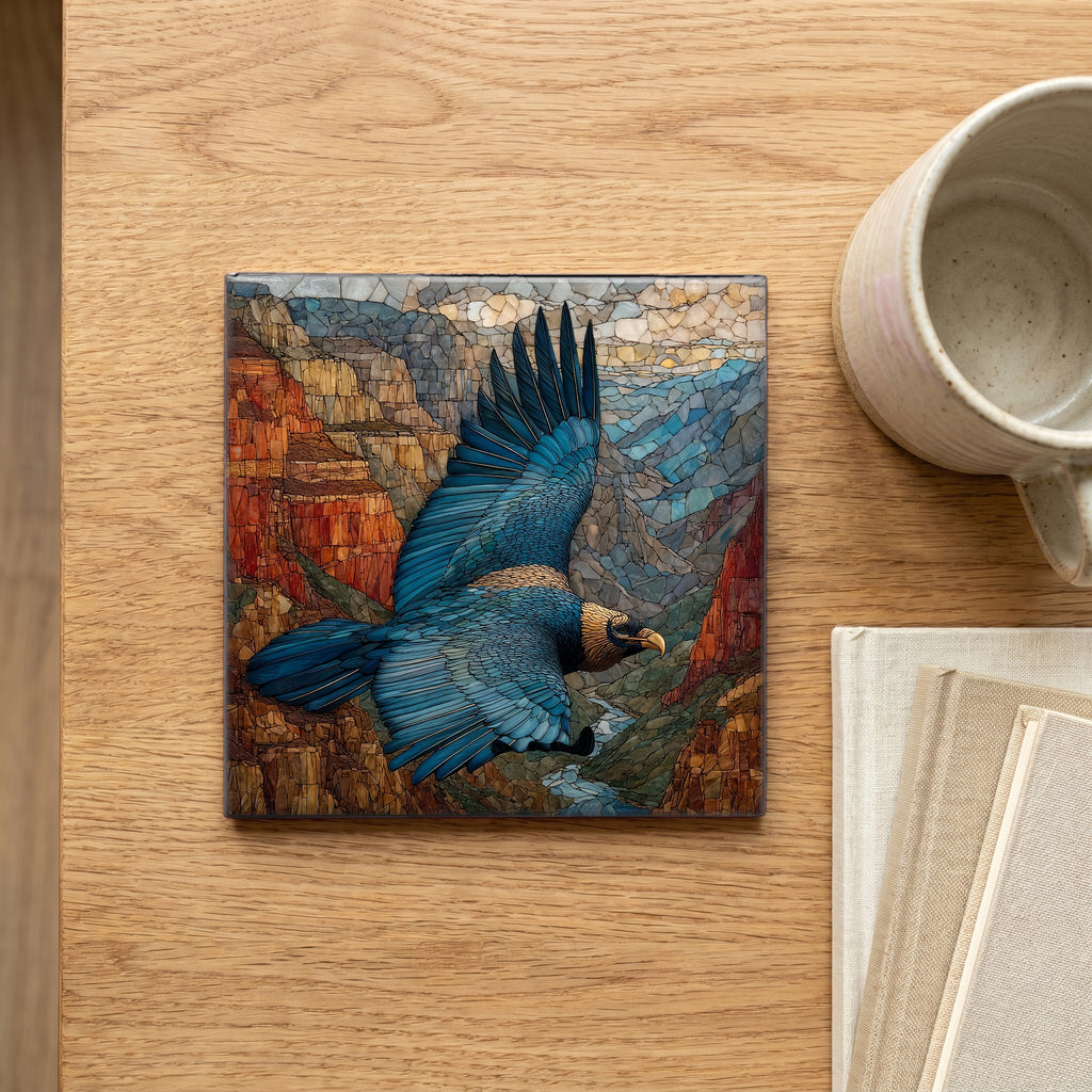 California condor soaring — scale
