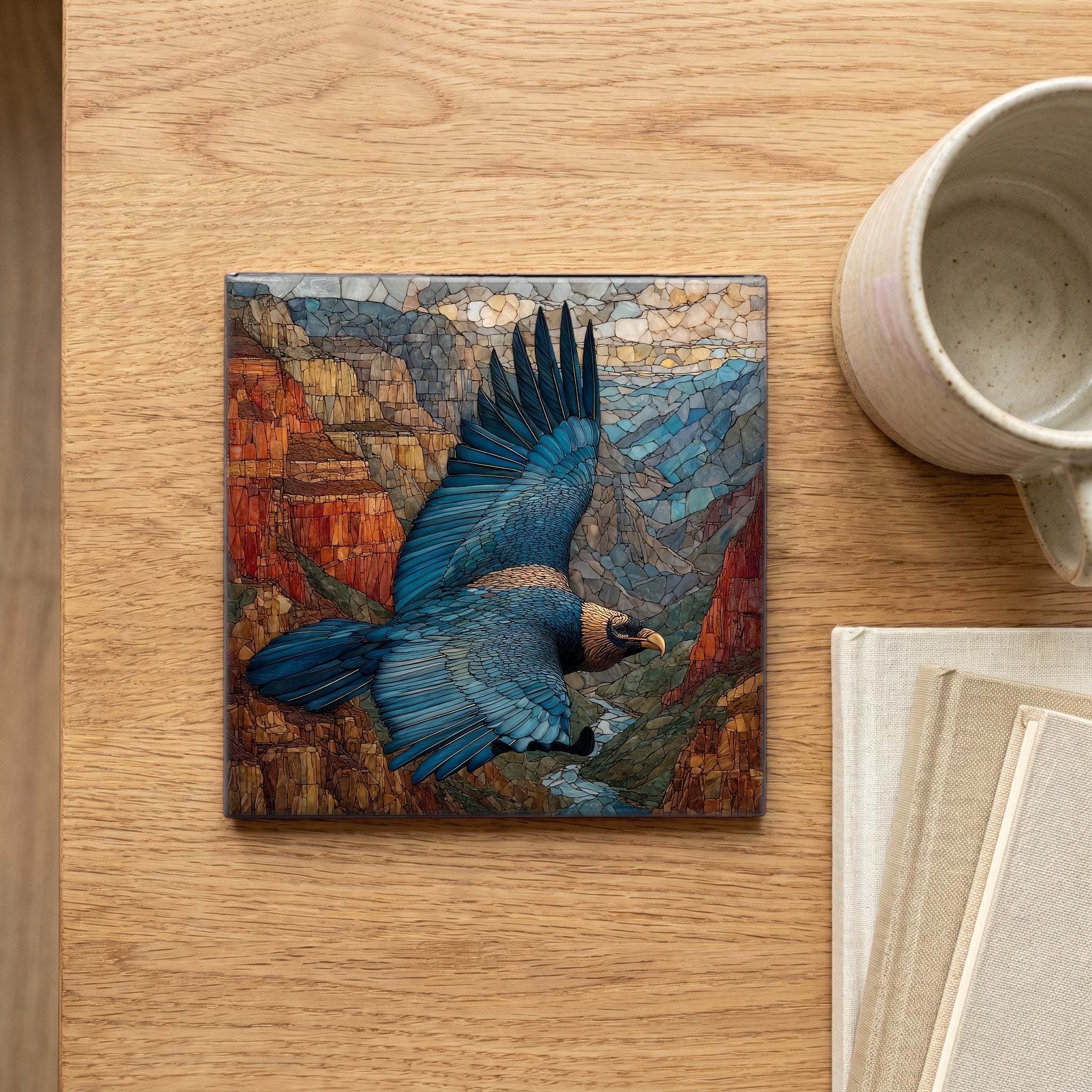 California condor soaring — scale