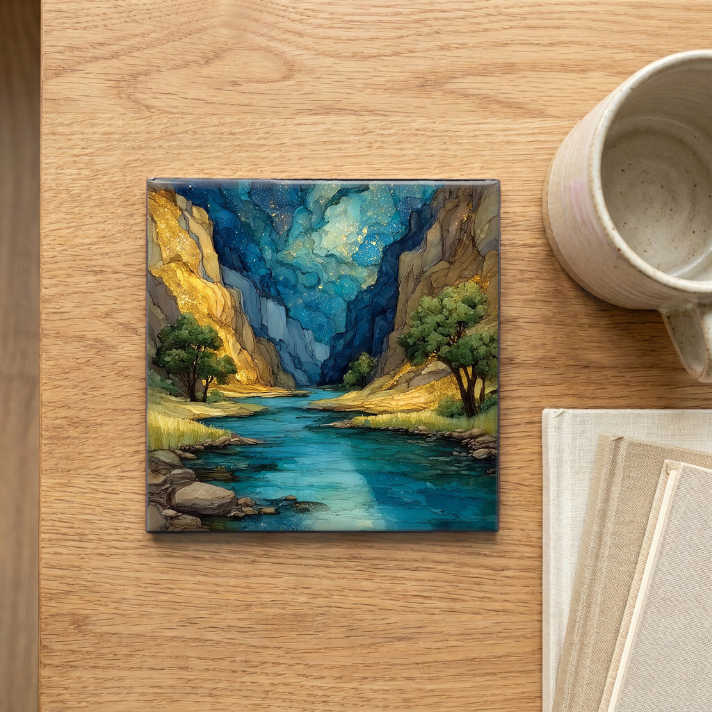 Phantom Ranch creek and — scale