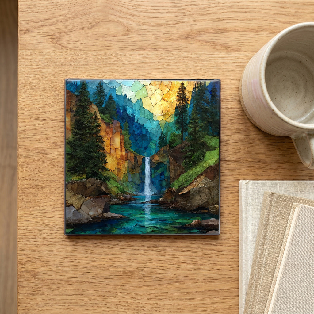 Pine Creek Falls in — scale