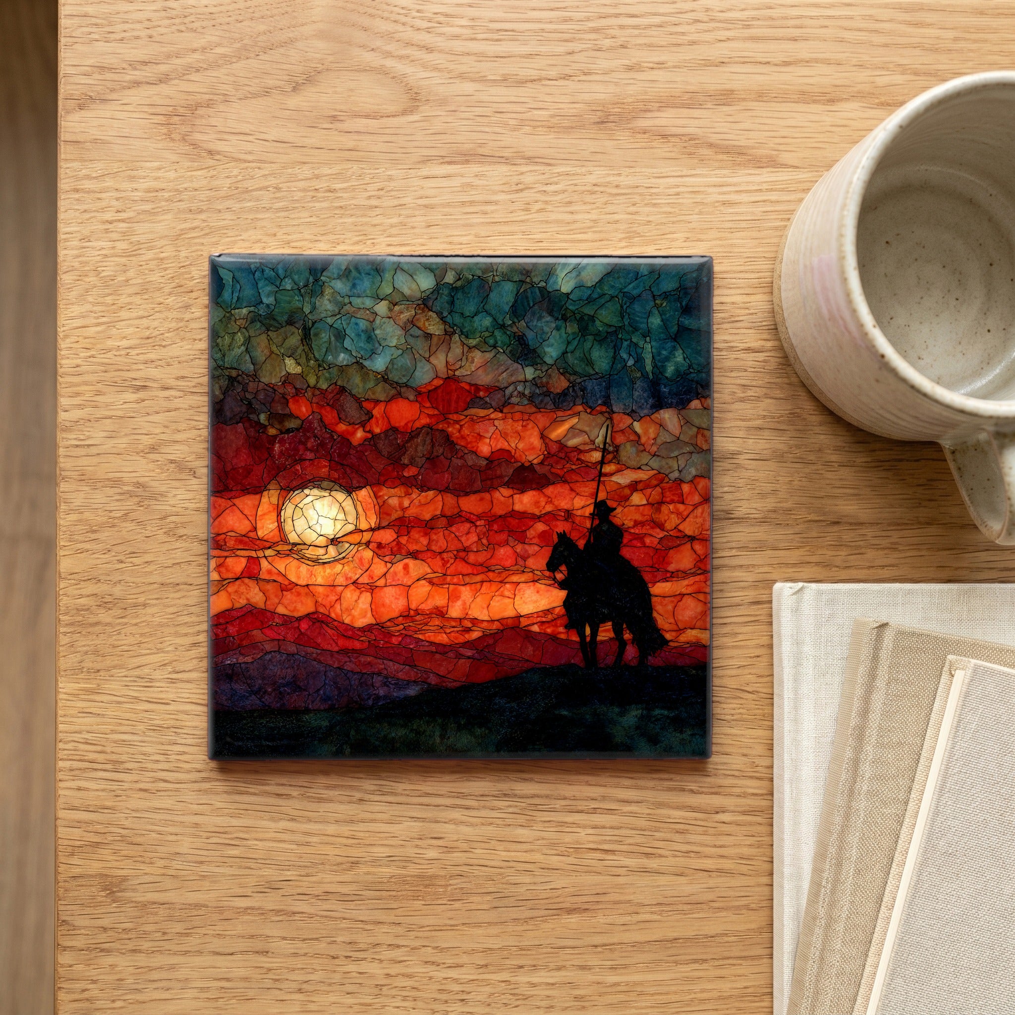 La Mancha Plains Don Quixote Silhouette — scale
