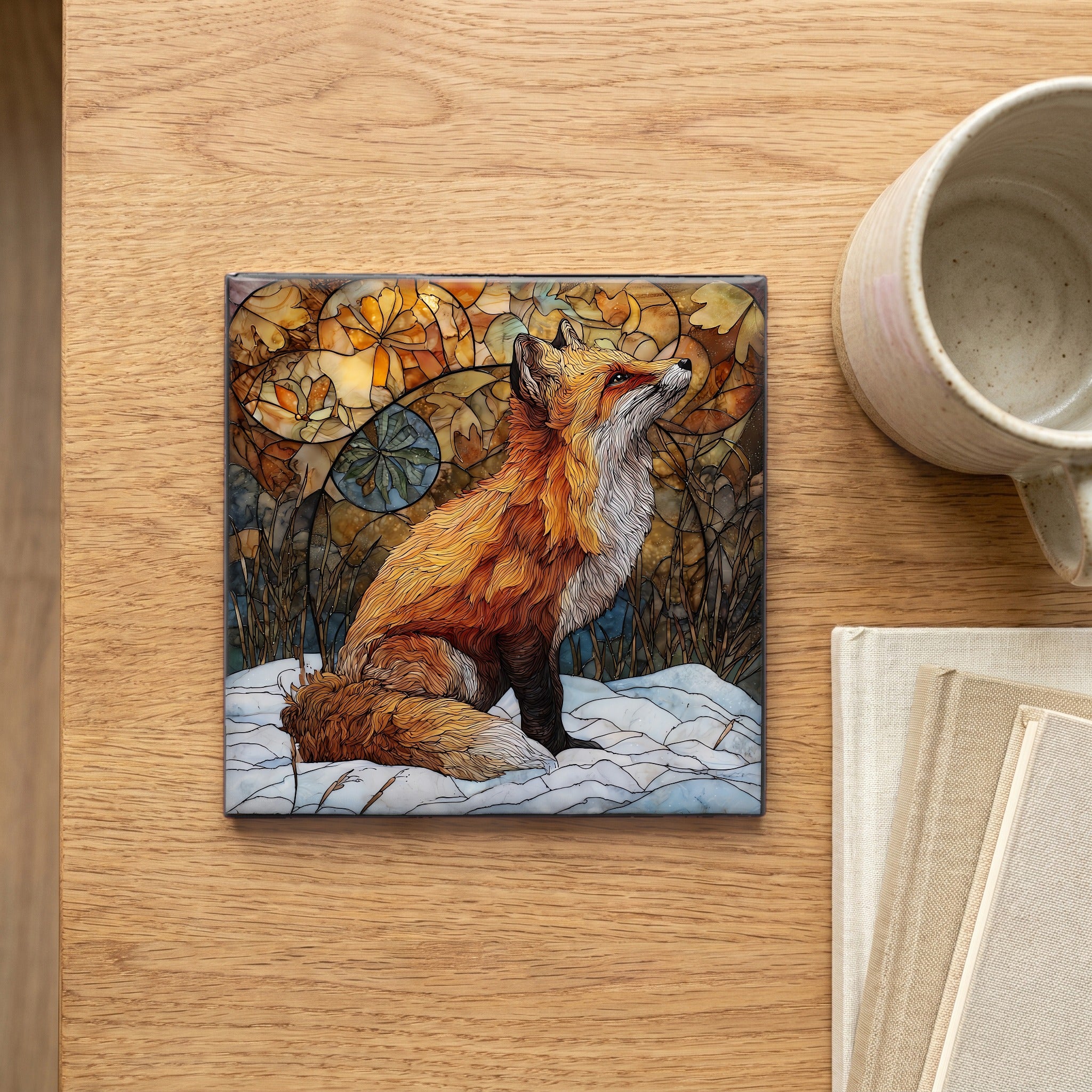 a red fox alert — scale