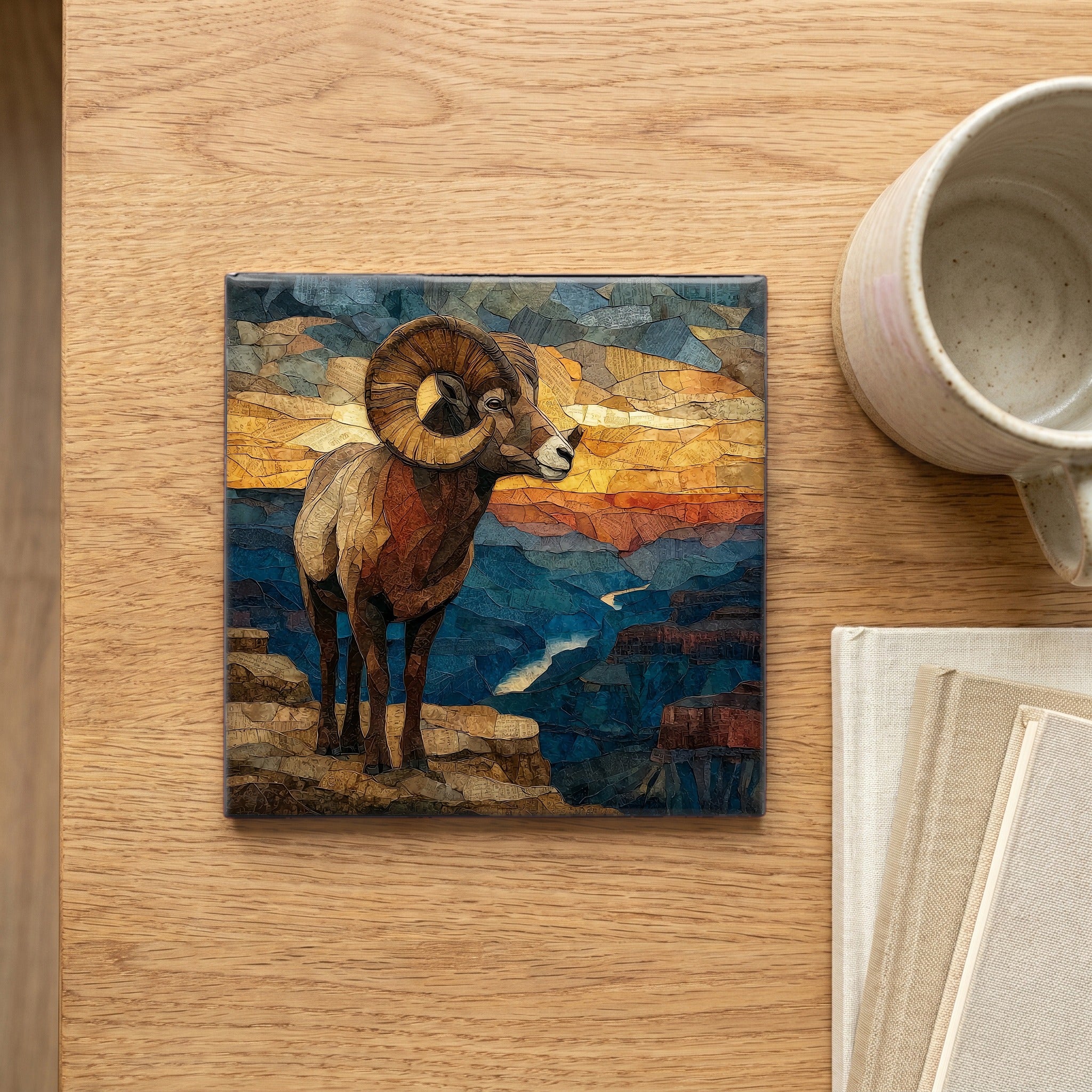 a bighorn sheep on a Grand — scale