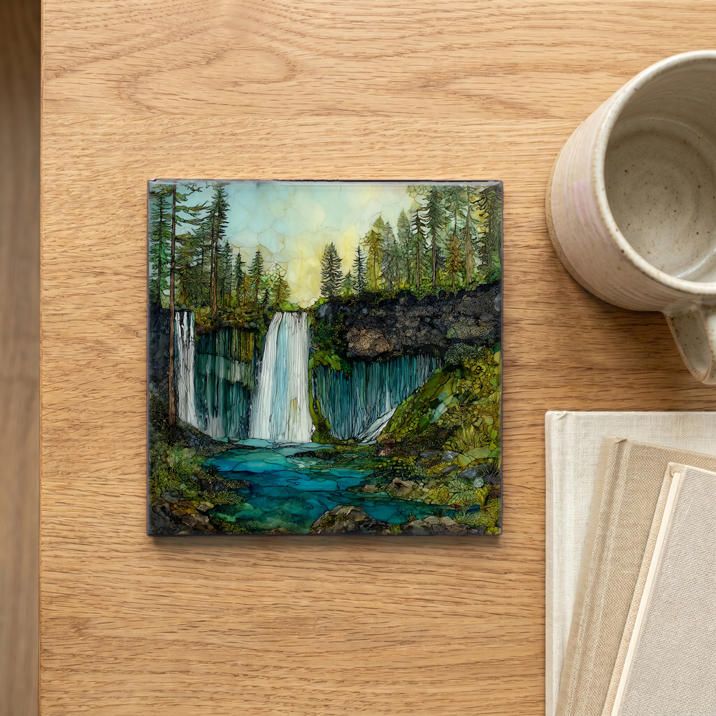 Burney Falls — scale