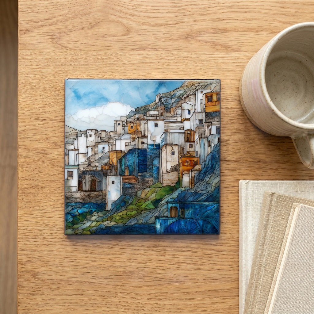 Albaicin Whitewashed Neighborhood Overlook — scale
