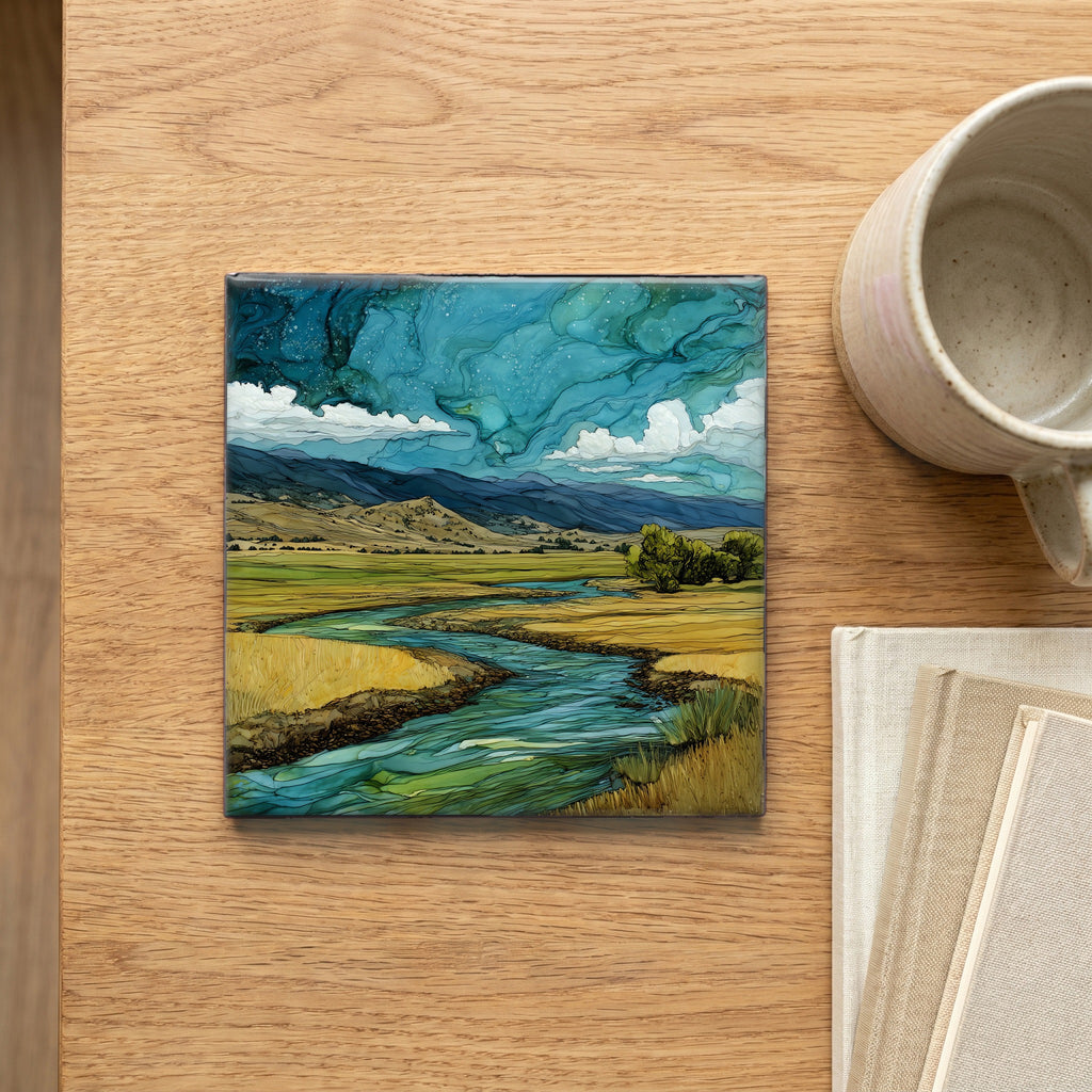 the lower Madison River — scale