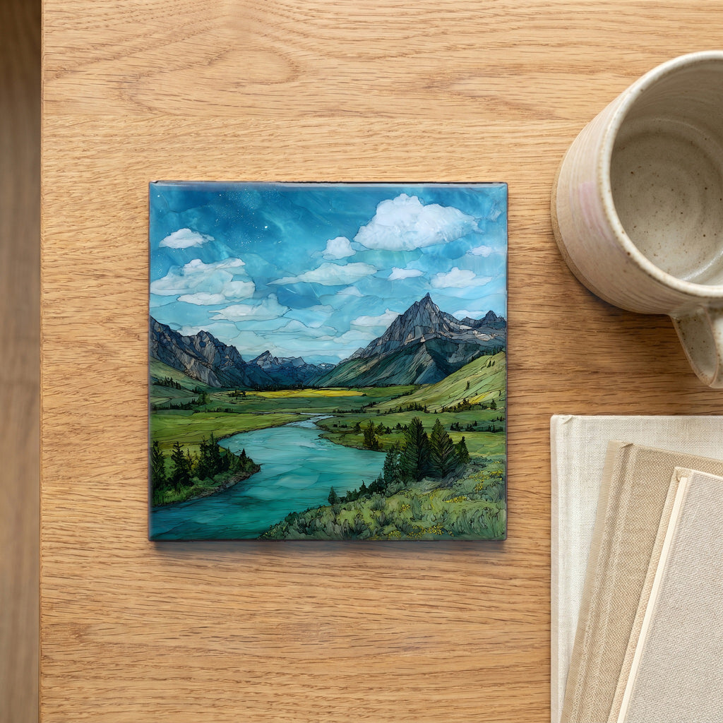Paradise Valley along the — scale