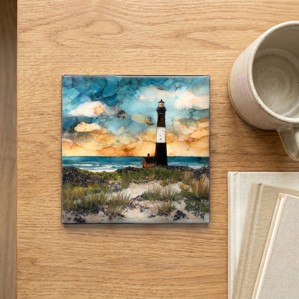 Fire Island Lighthouse on the Long — scale