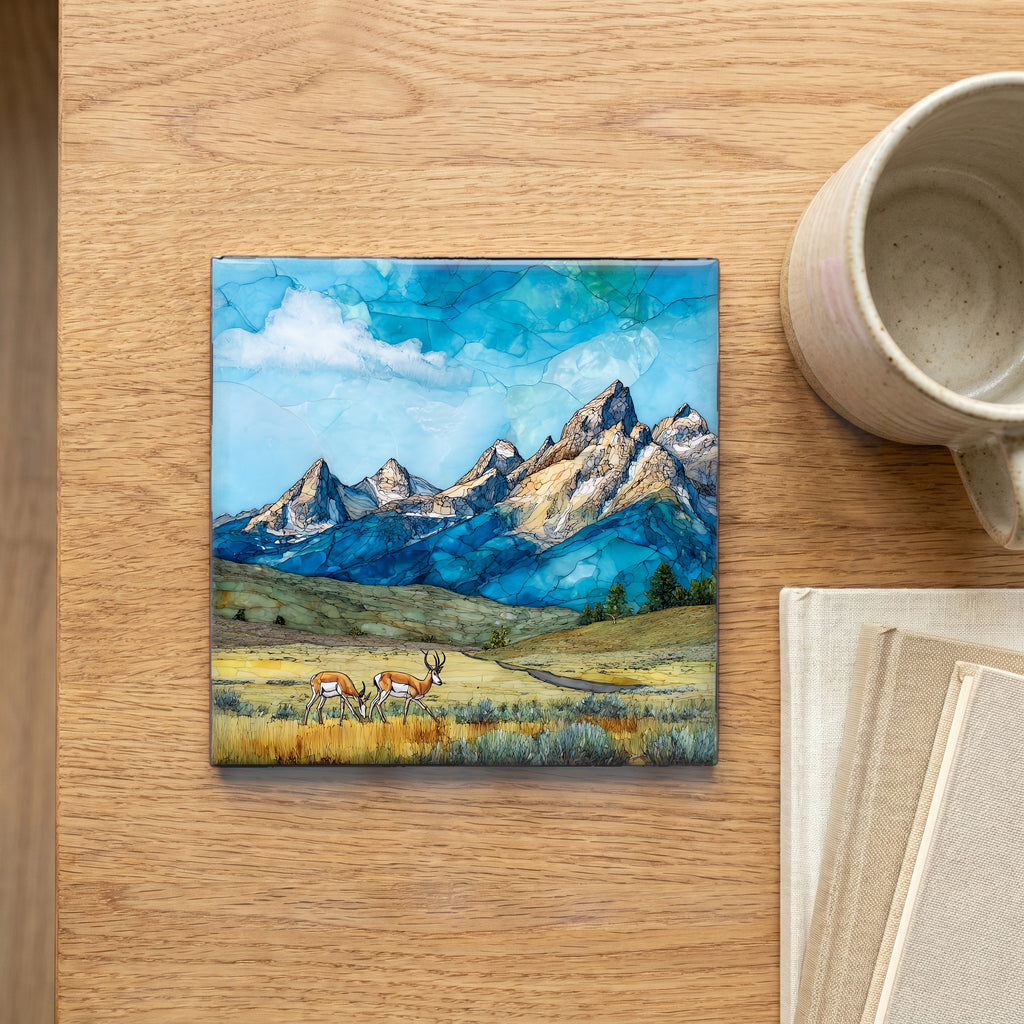the Teton Park Road — scale