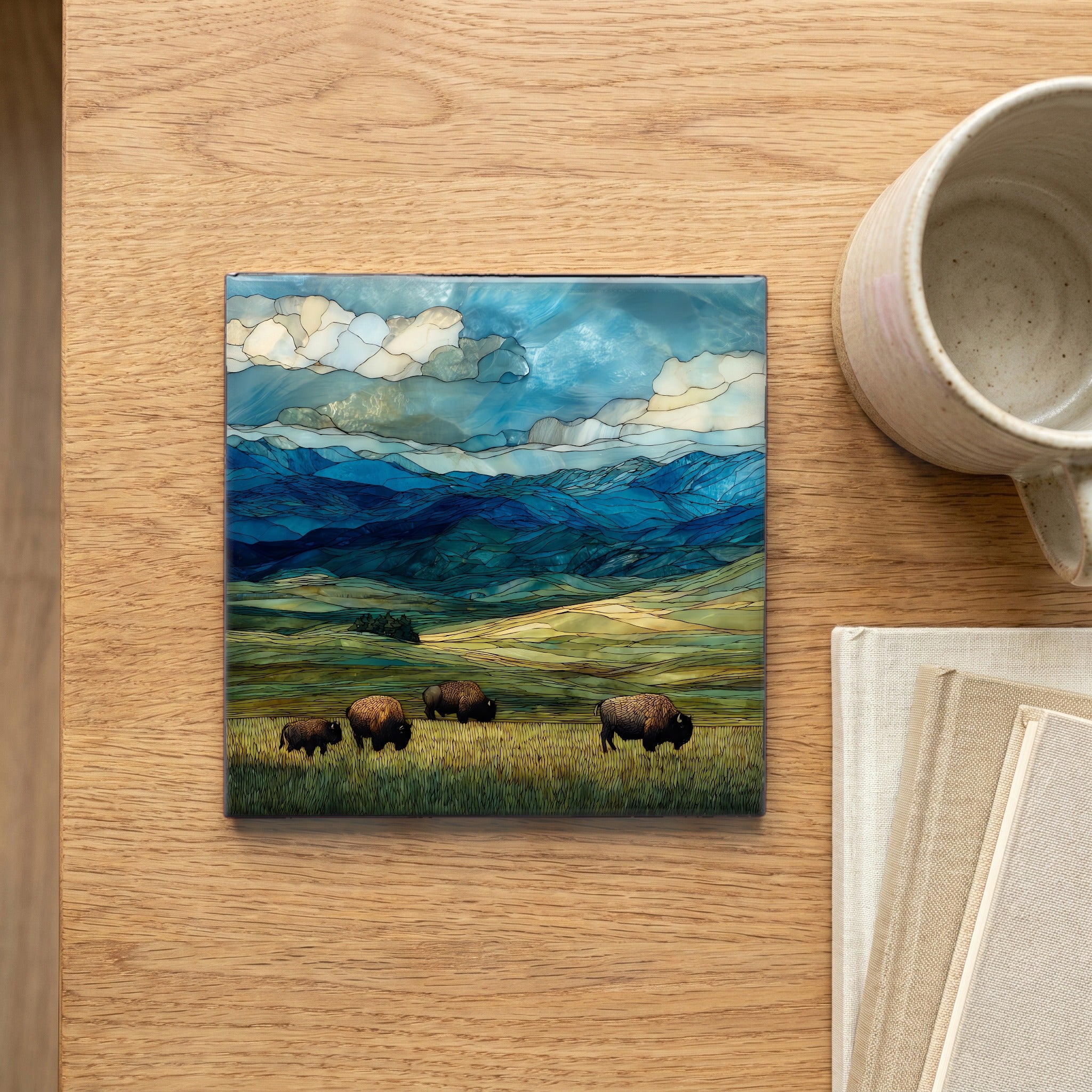 Custer State Park bison — scale