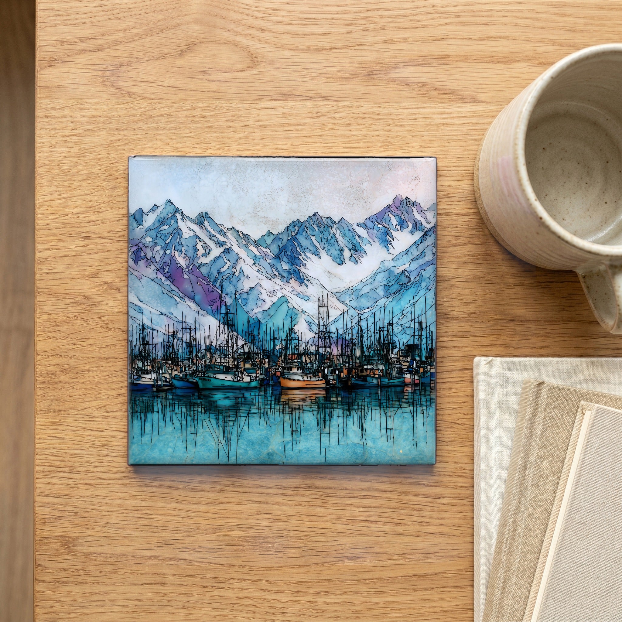 the Seward small boat harbor — scale