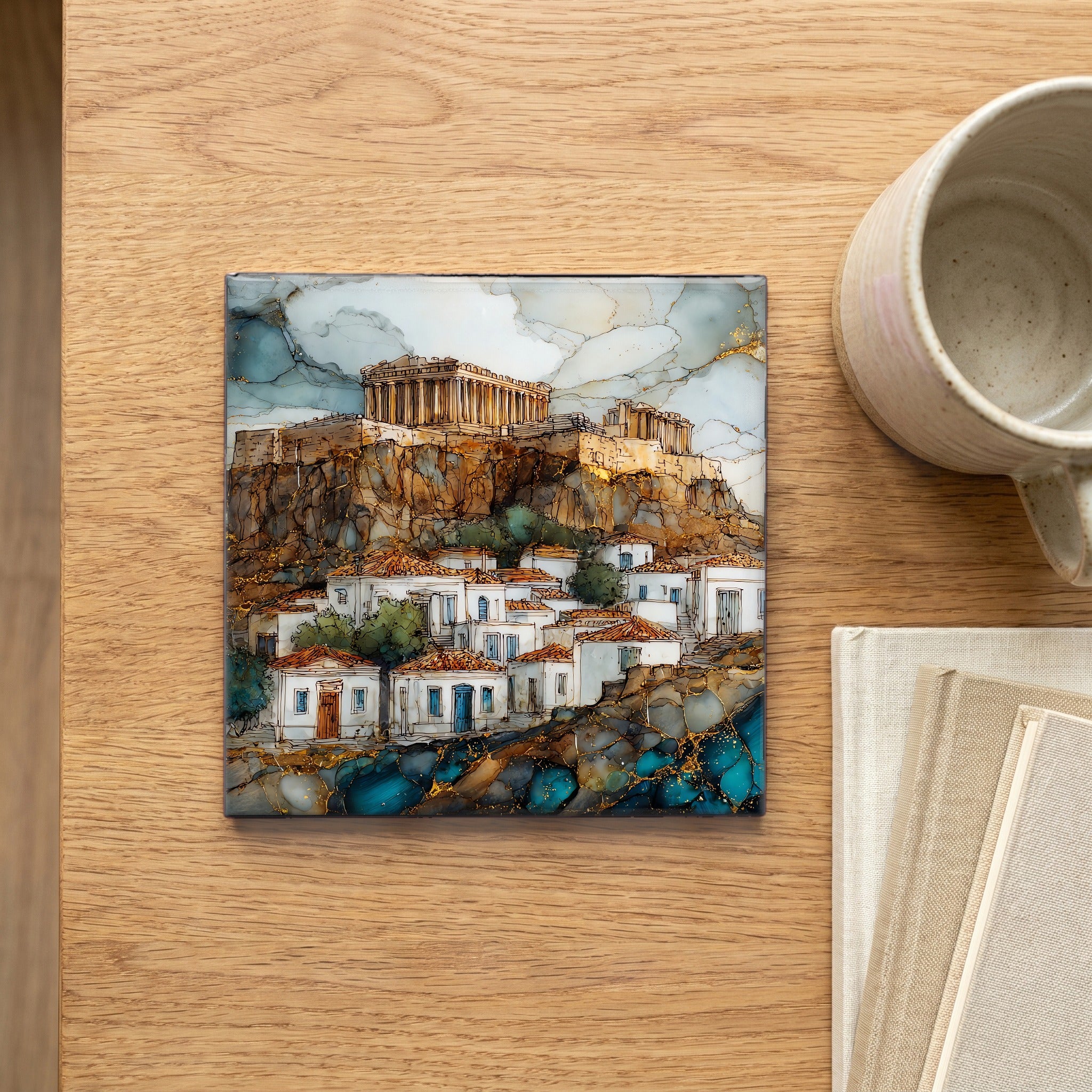 Lindos Acropolis — scale