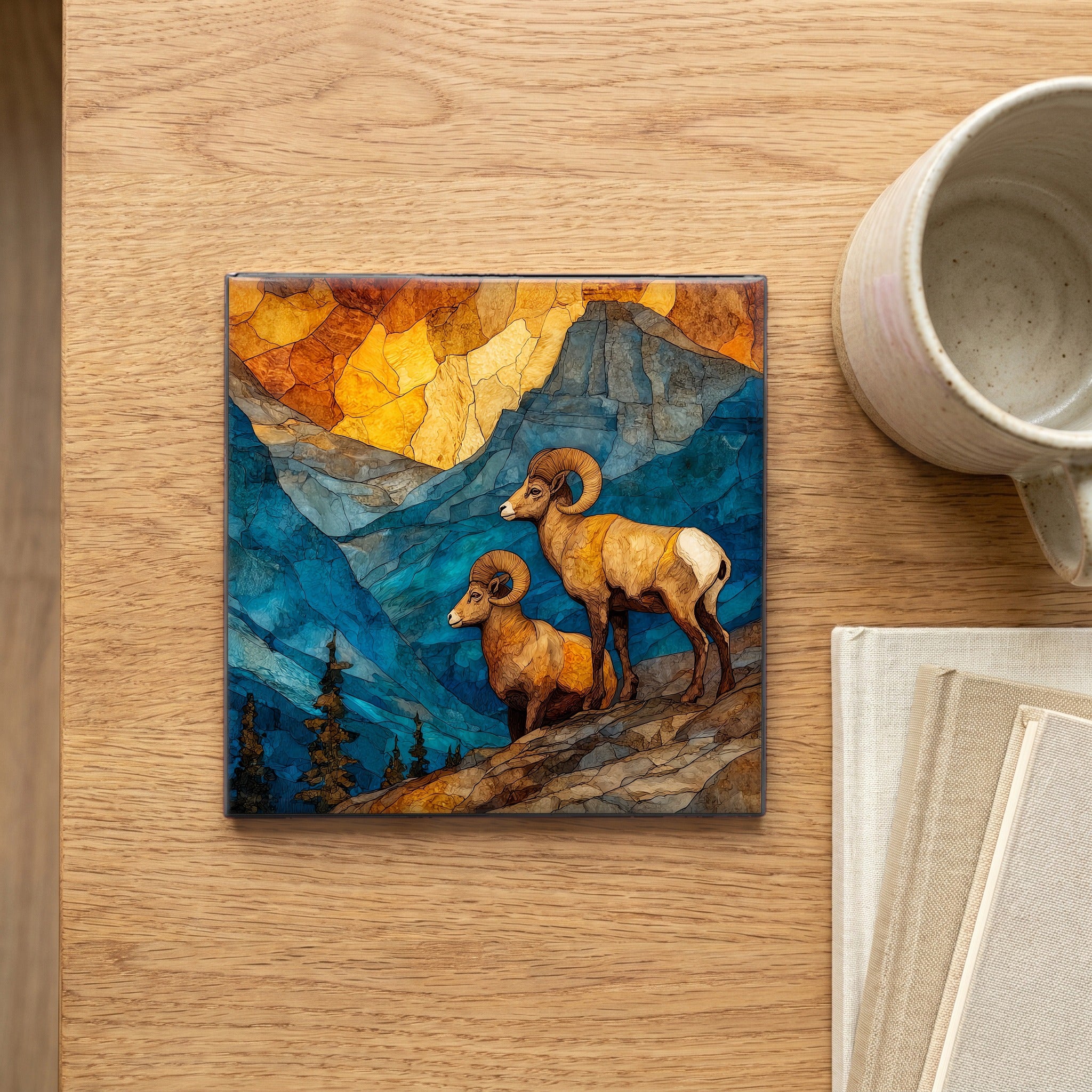 bighorn sheep on Going-to-the-Sun — scale