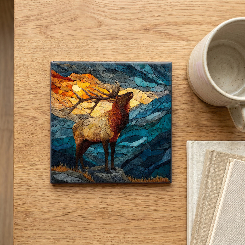 Rocky Mountain elk in — scale