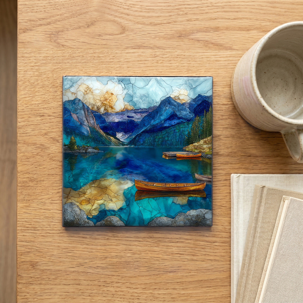 Holland Lake below the Swan Range — scale