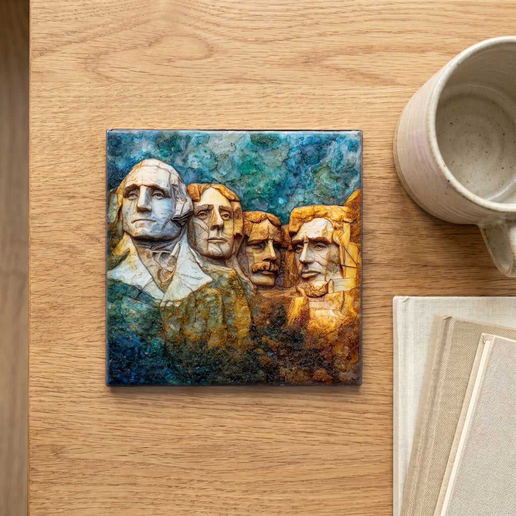 Mount Rushmore the four — scale