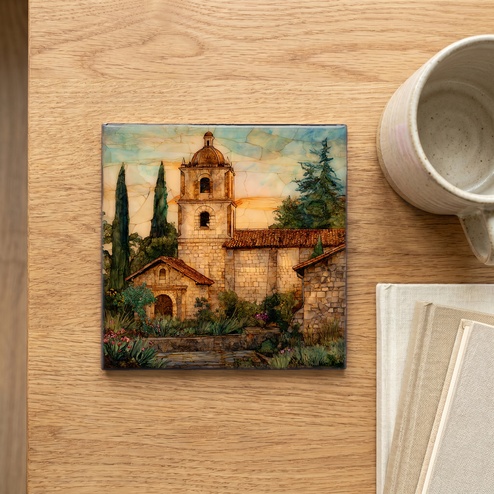 Carmel Mission — scale