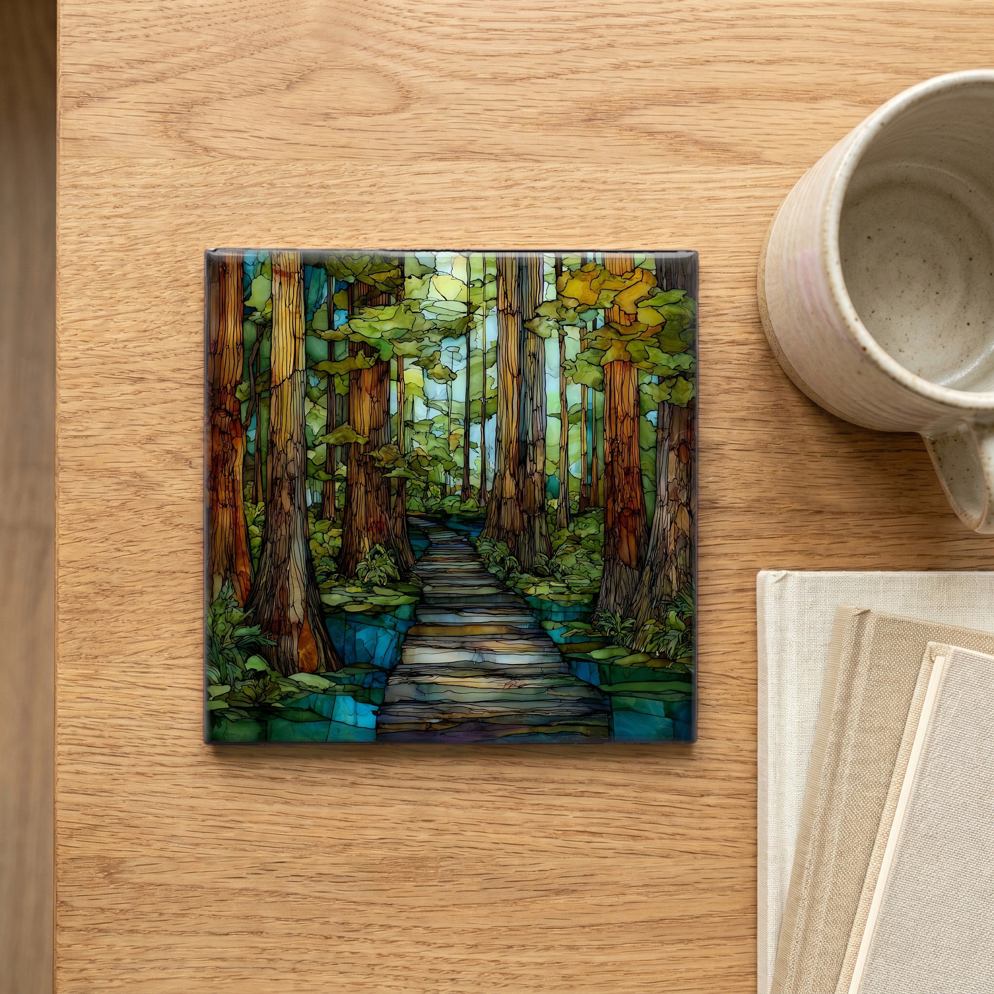 the Pocomoke Cypress Swamp boardwalk — scale