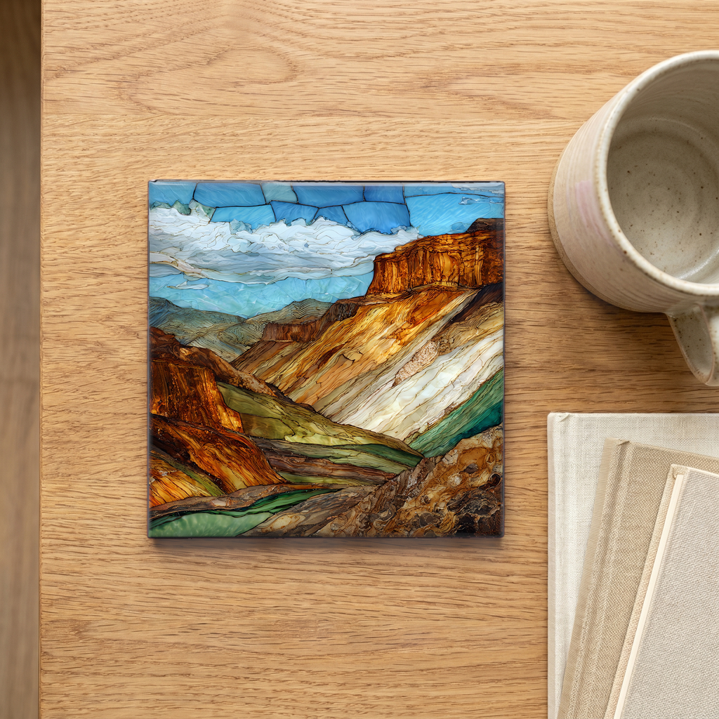 Rainbow Basin — scale