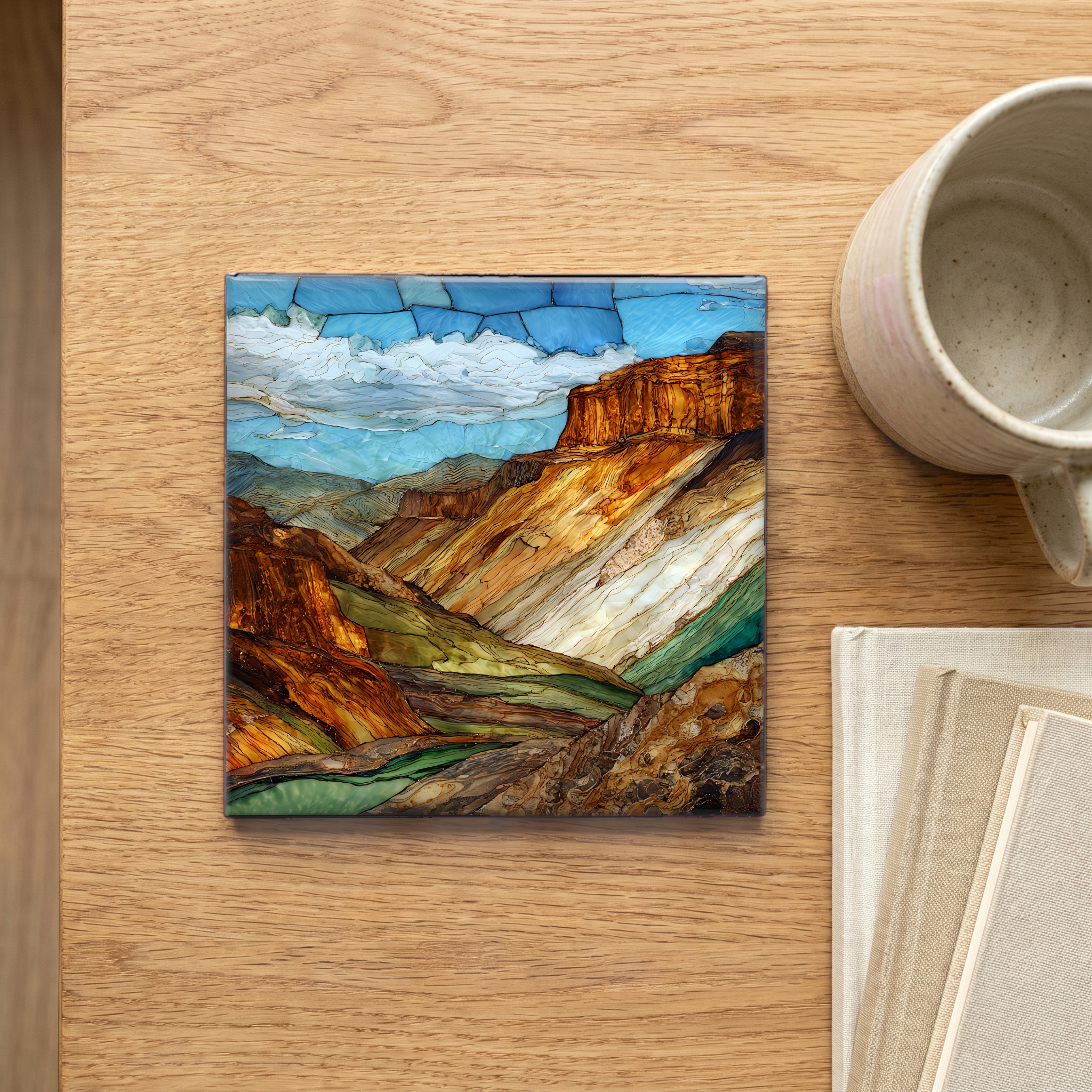 Rainbow Basin — scale