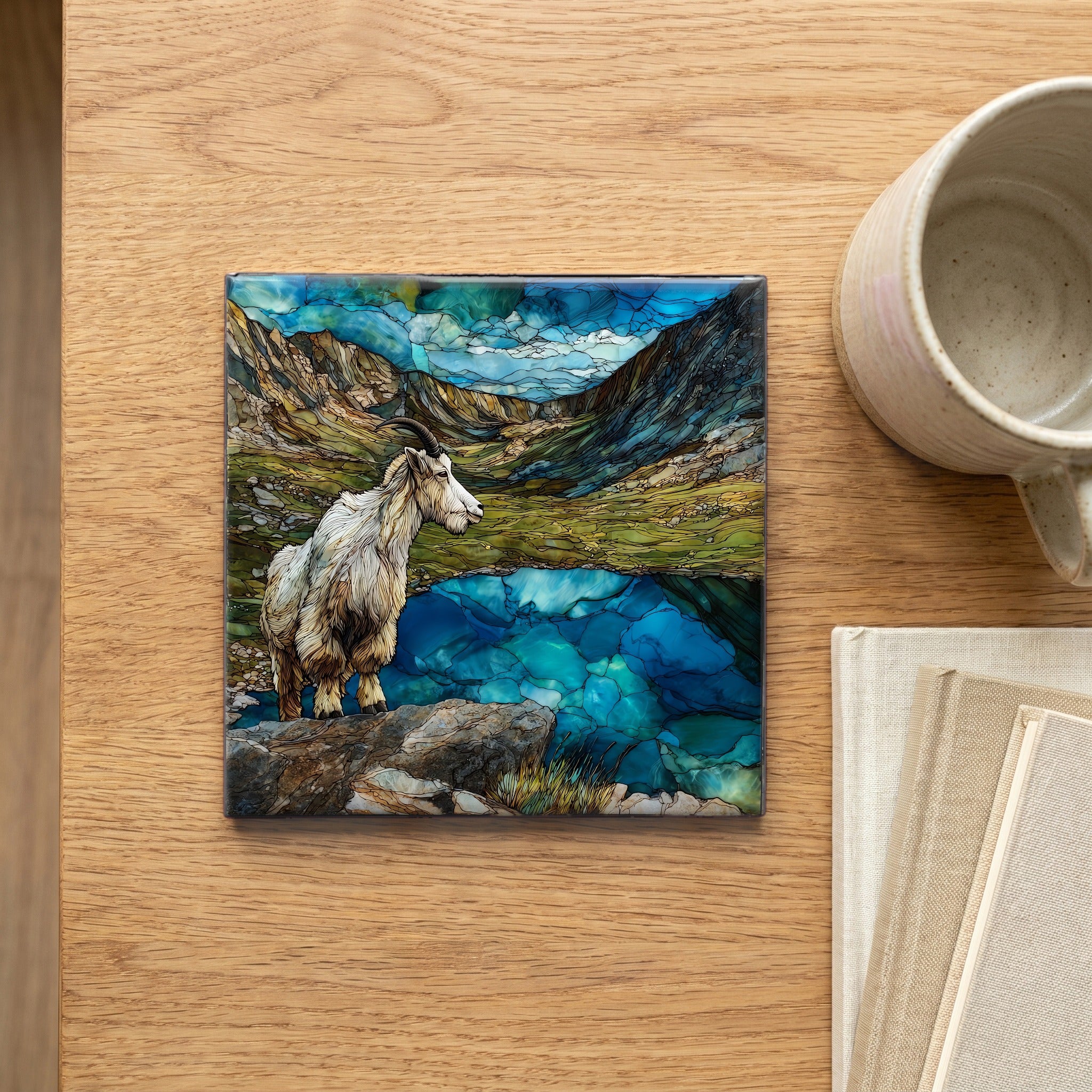 a mountain goat on a Beartooth — scale