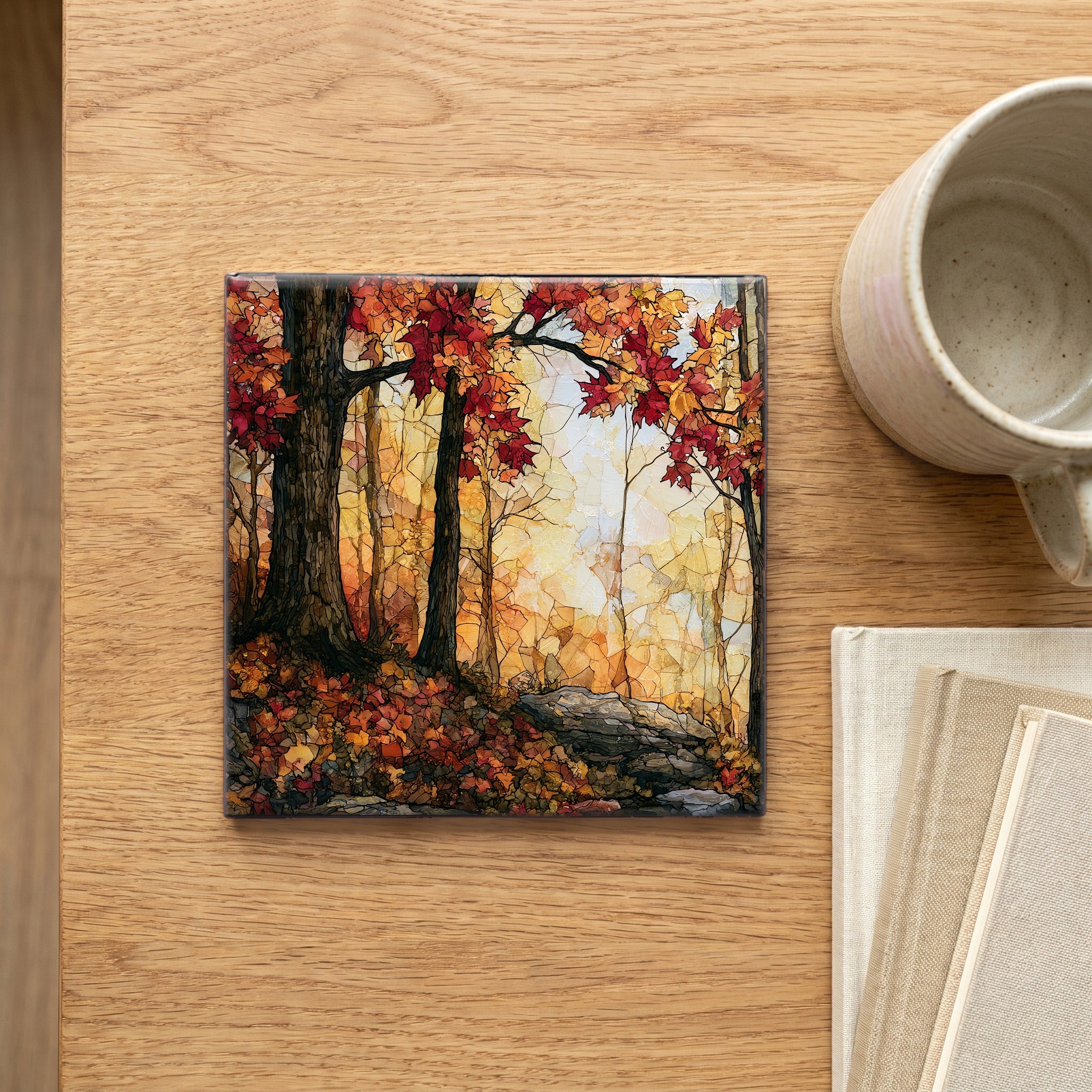 a Brown County maple ridge in — scale