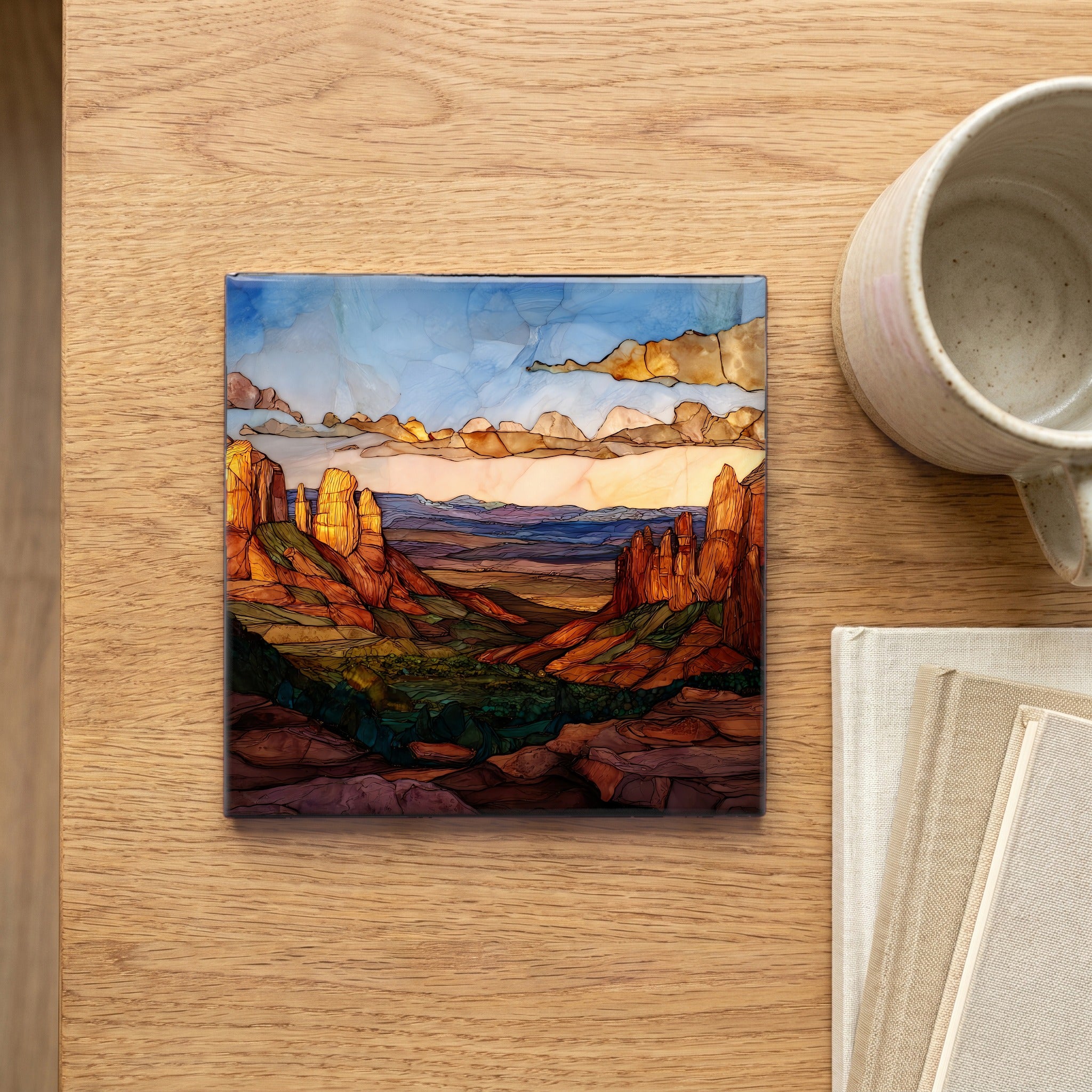 Chicken Point overlook Sedona — scale