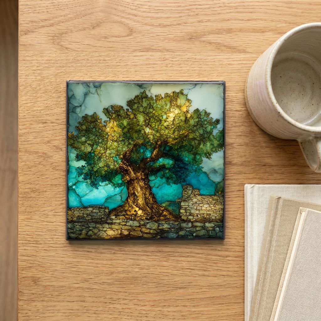 Tsagarada plane-tree square — scale