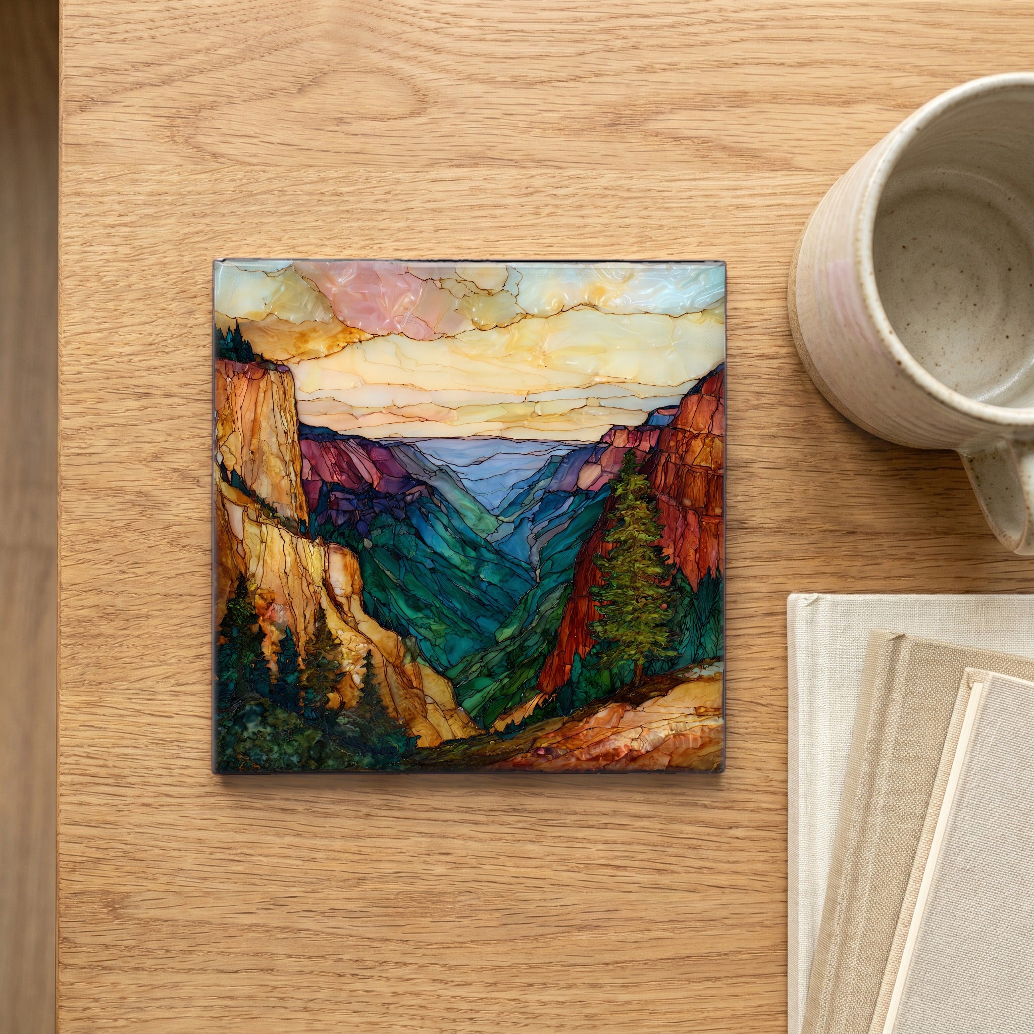 Oak Creek Canyon overlook — scale