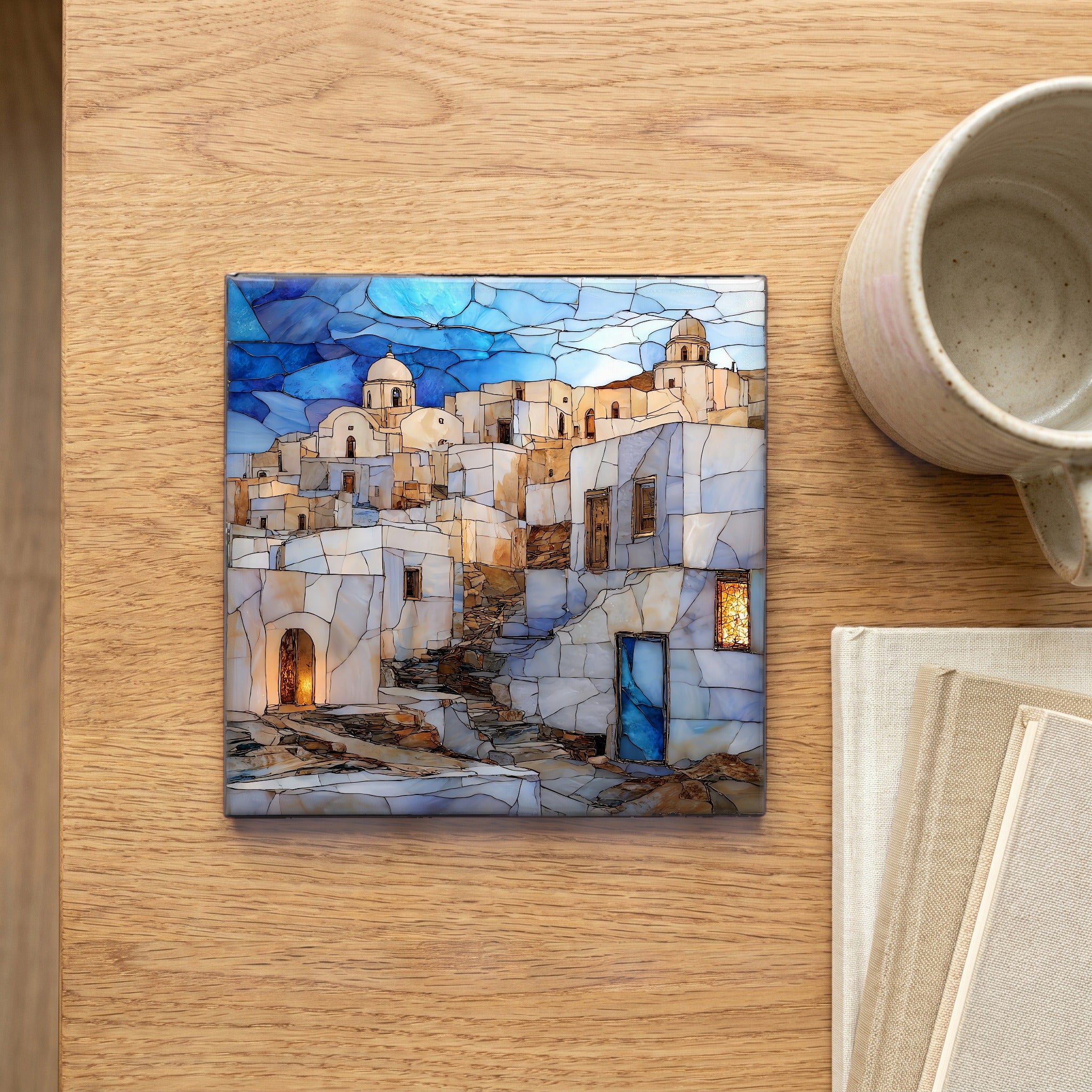 Pyrgos Marble Village — scale