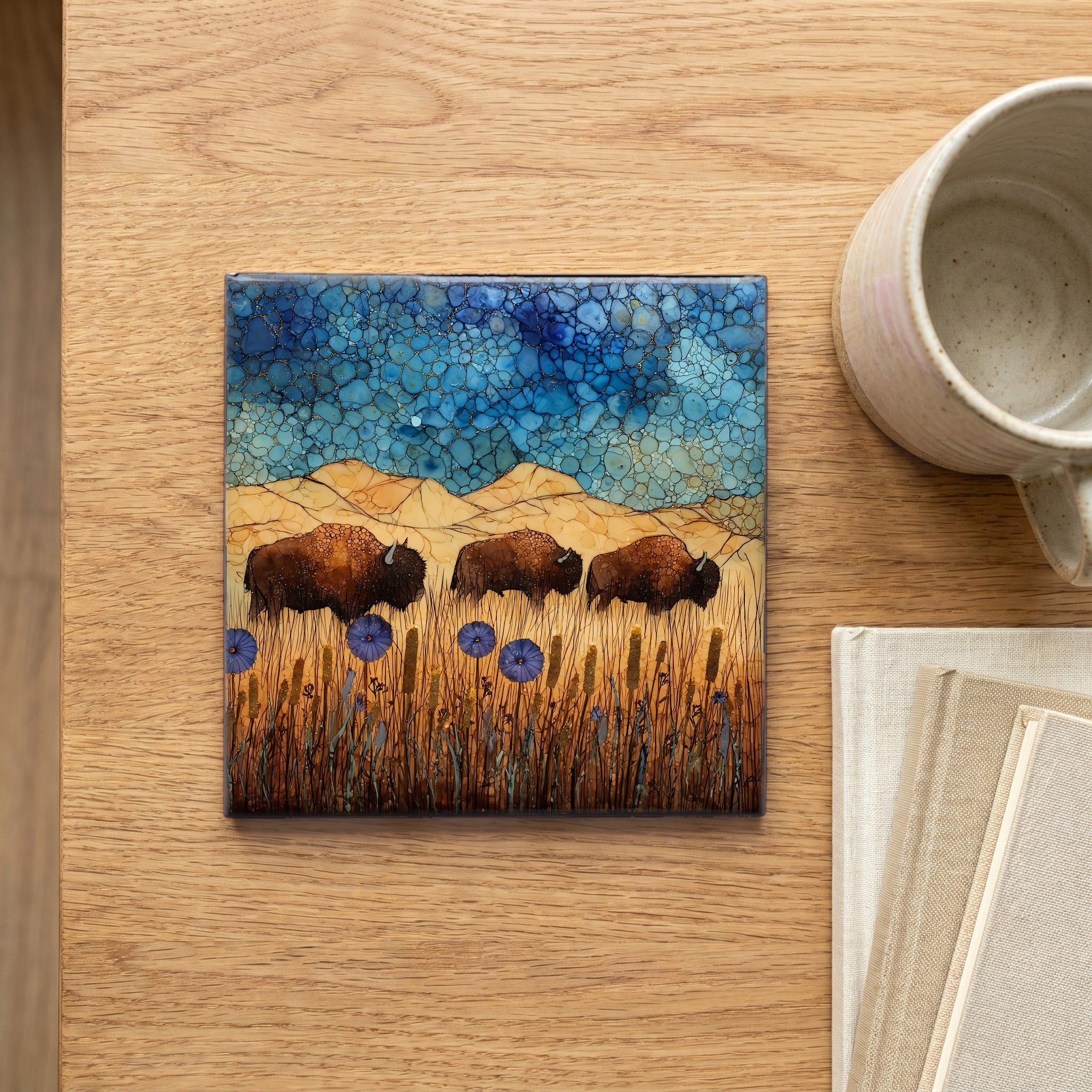 Blue Mounds State Park bison herd — scale