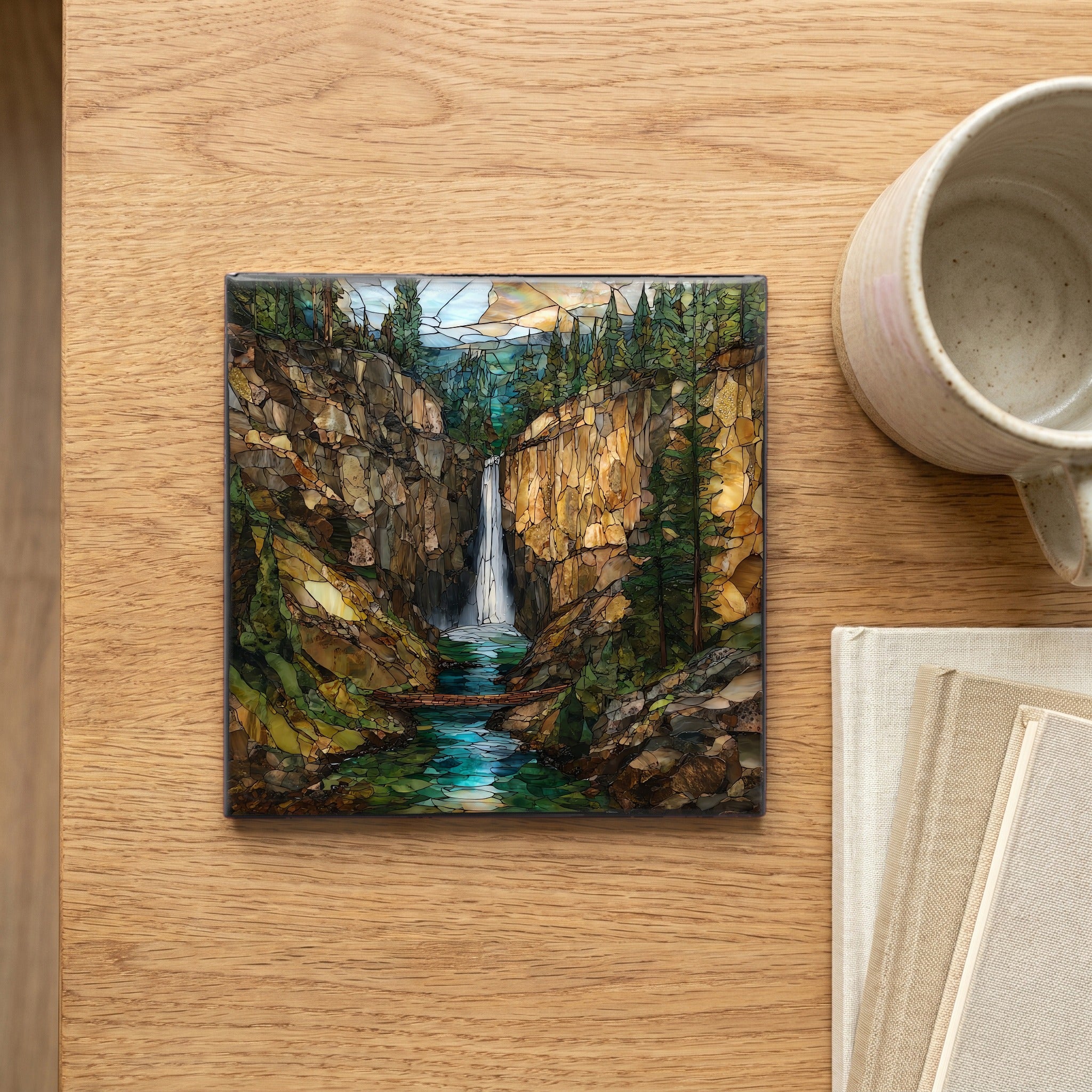 Pine Creek Falls dropping — scale