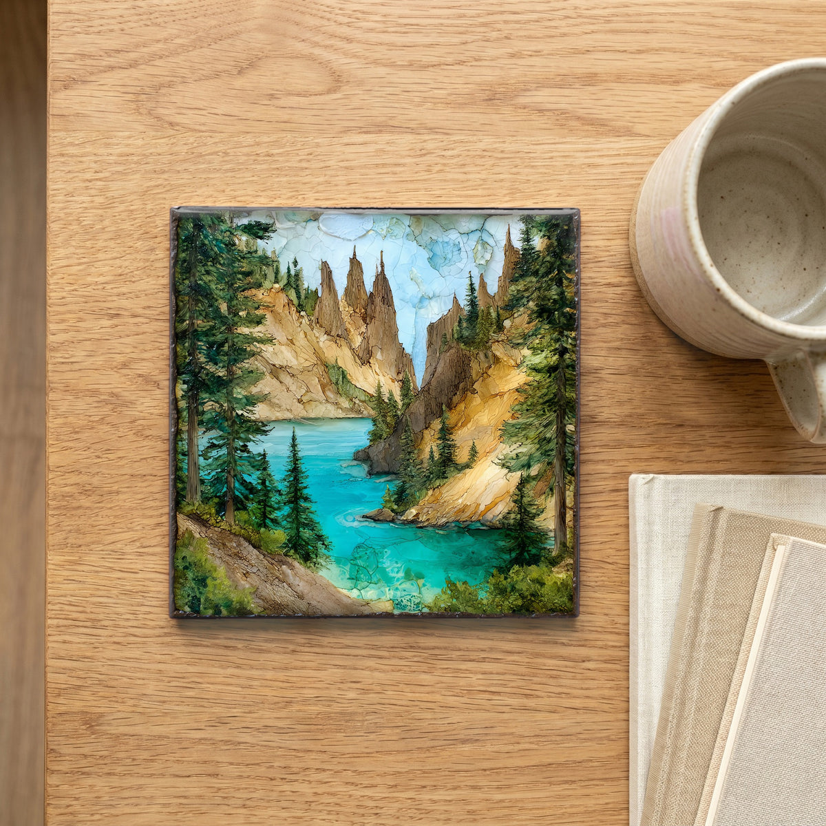 the Pinnacles of Crater Lake National — scale